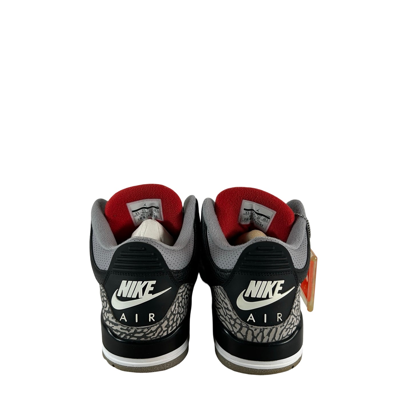 854262 001 Jordan 3 Black Cement 2018 [USED] - 8.5 M (Used9)