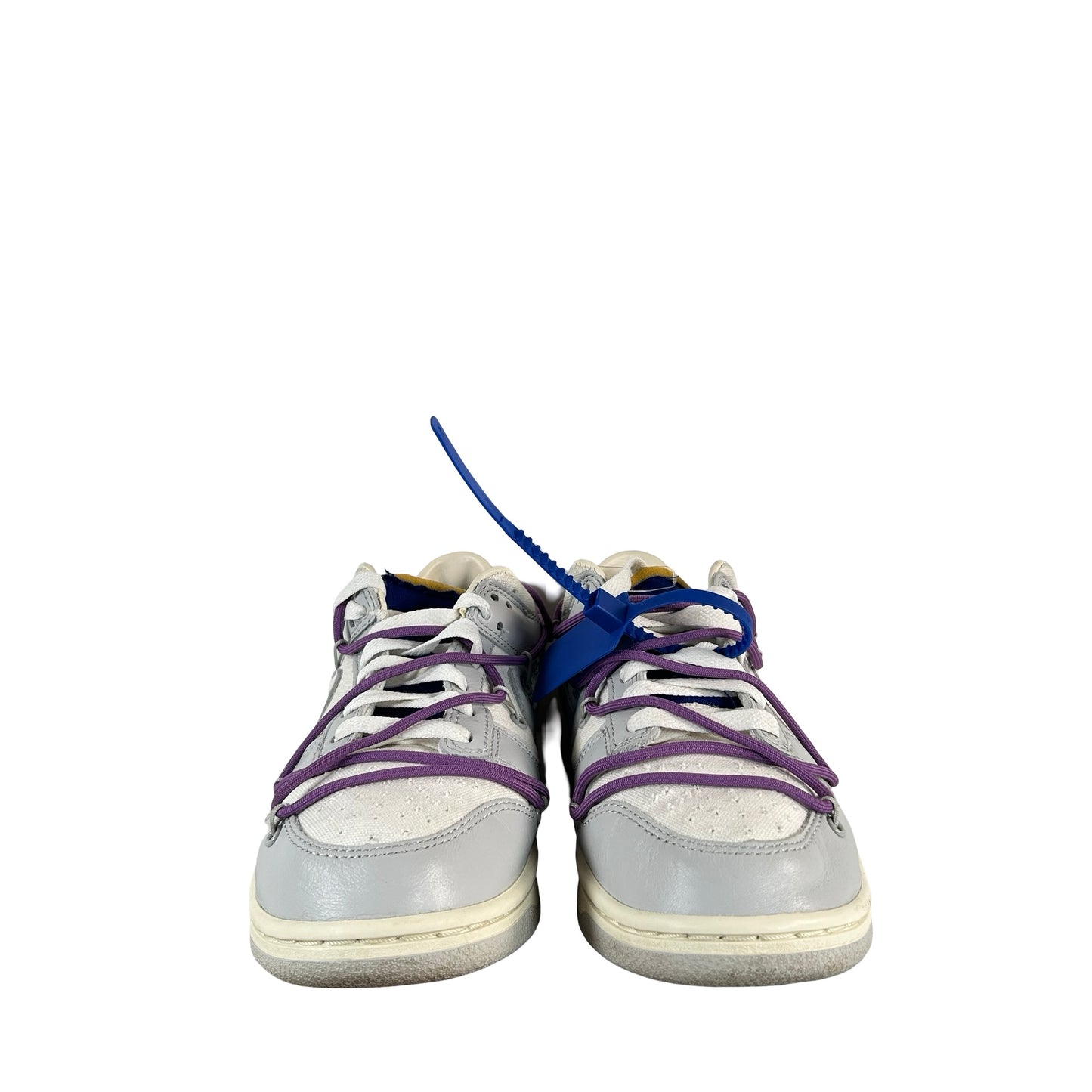 DM1602 107 Nike Dunk Low Off-White Lot 48 [USED] - 8 M (Used) (No Box)