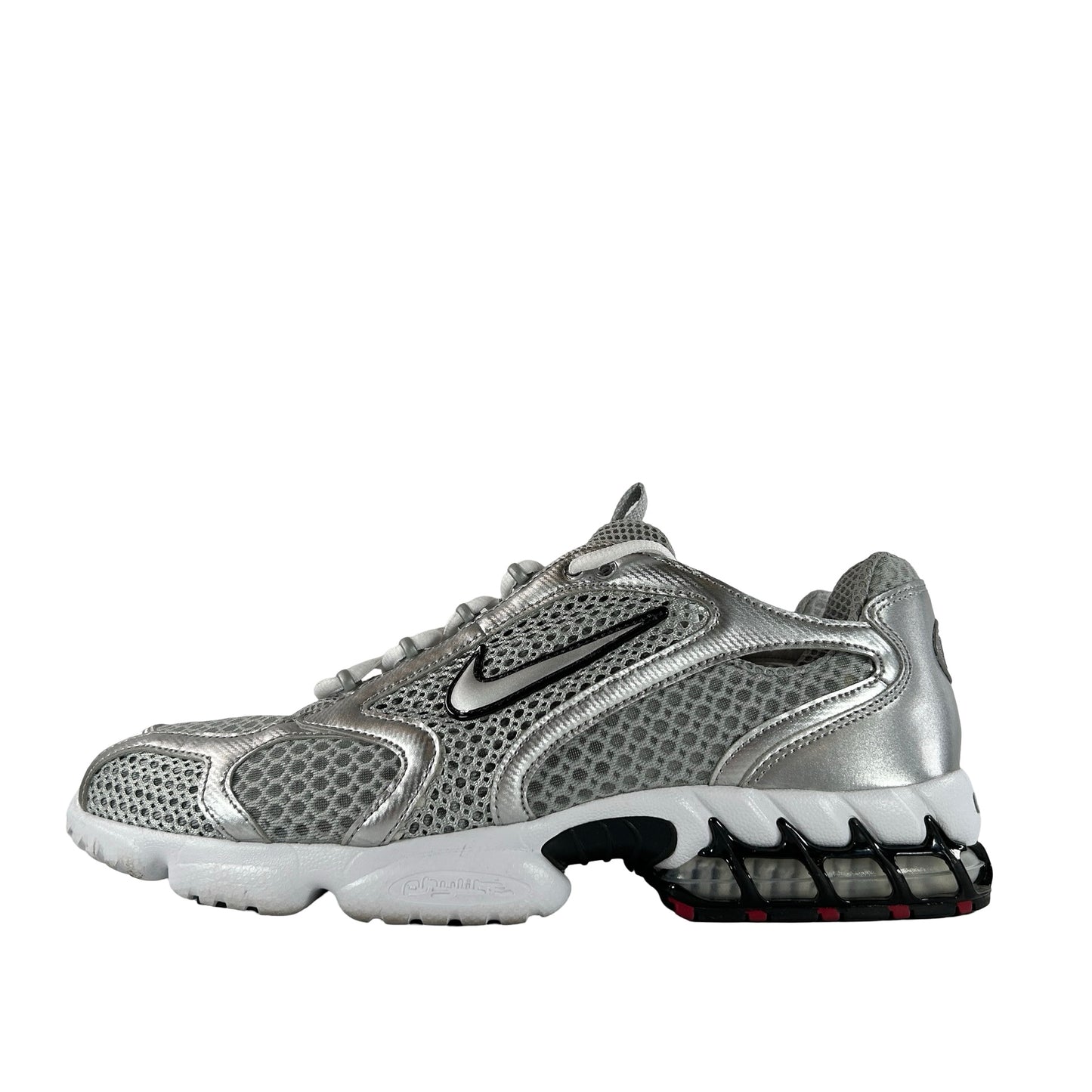 CJ1288 001 Nike Air Zoom Spiridon Cage 2 Metallic Silver [USED] - 12 M (Used)
