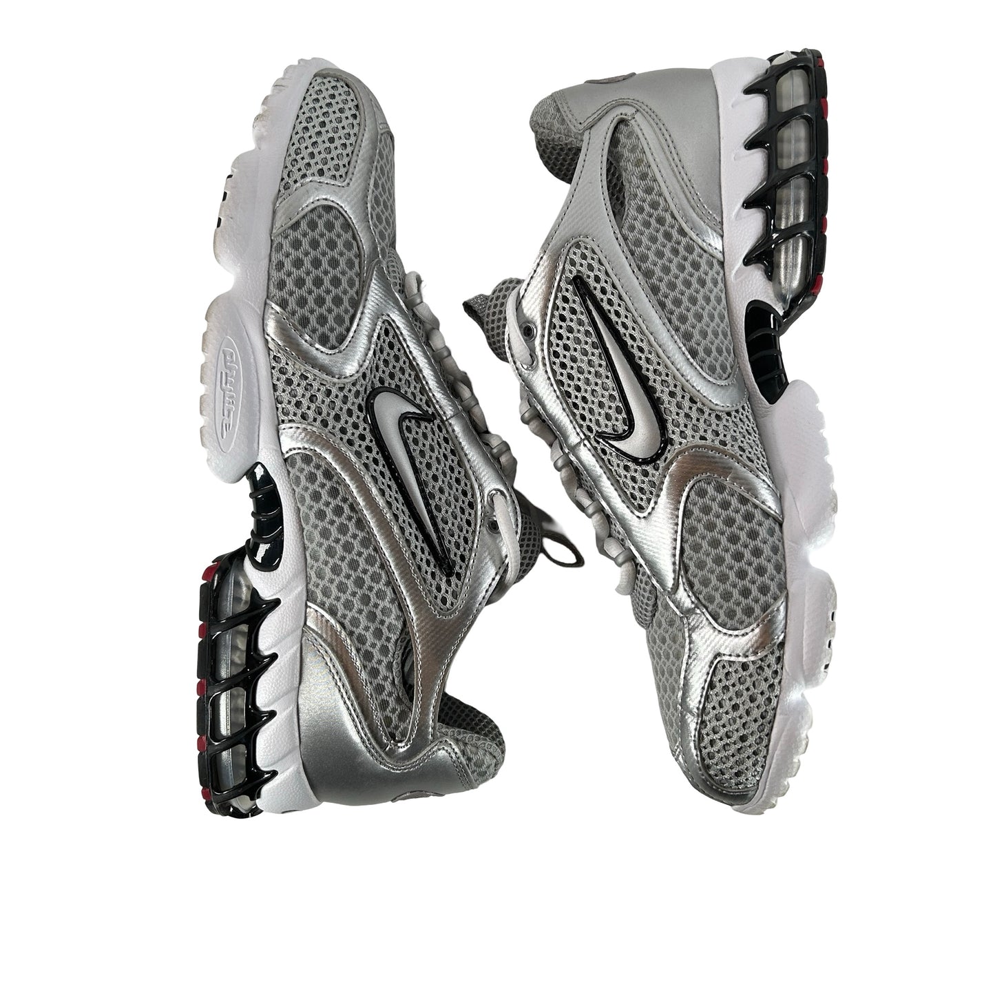 CJ1288 001 Nike Air Zoom Spiridon Cage 2 Metallic Silver [USED] - 12 M (Used)