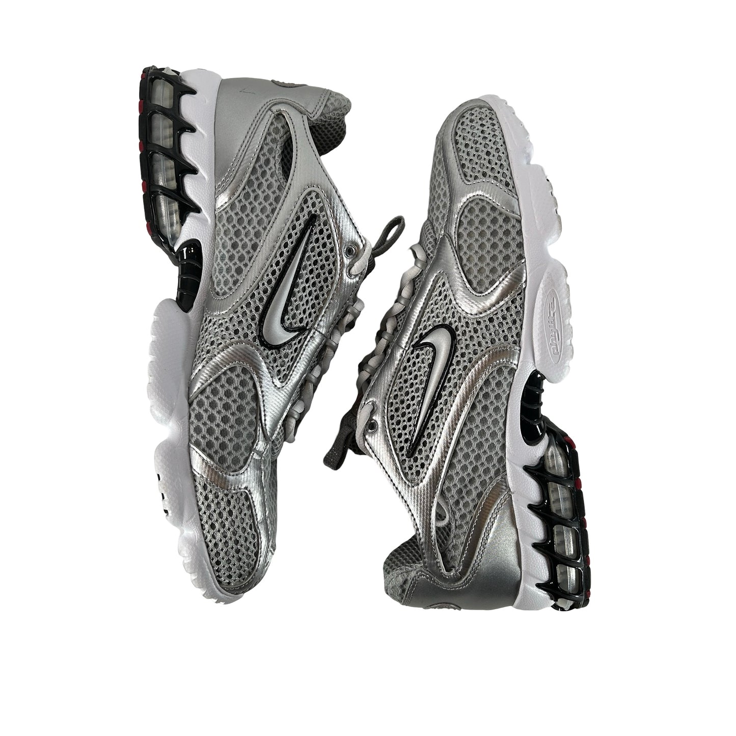 CJ1288 001 Nike Air Zoom Spiridon Cage 2 Metallic Silver [USED] - 12 M (Used)