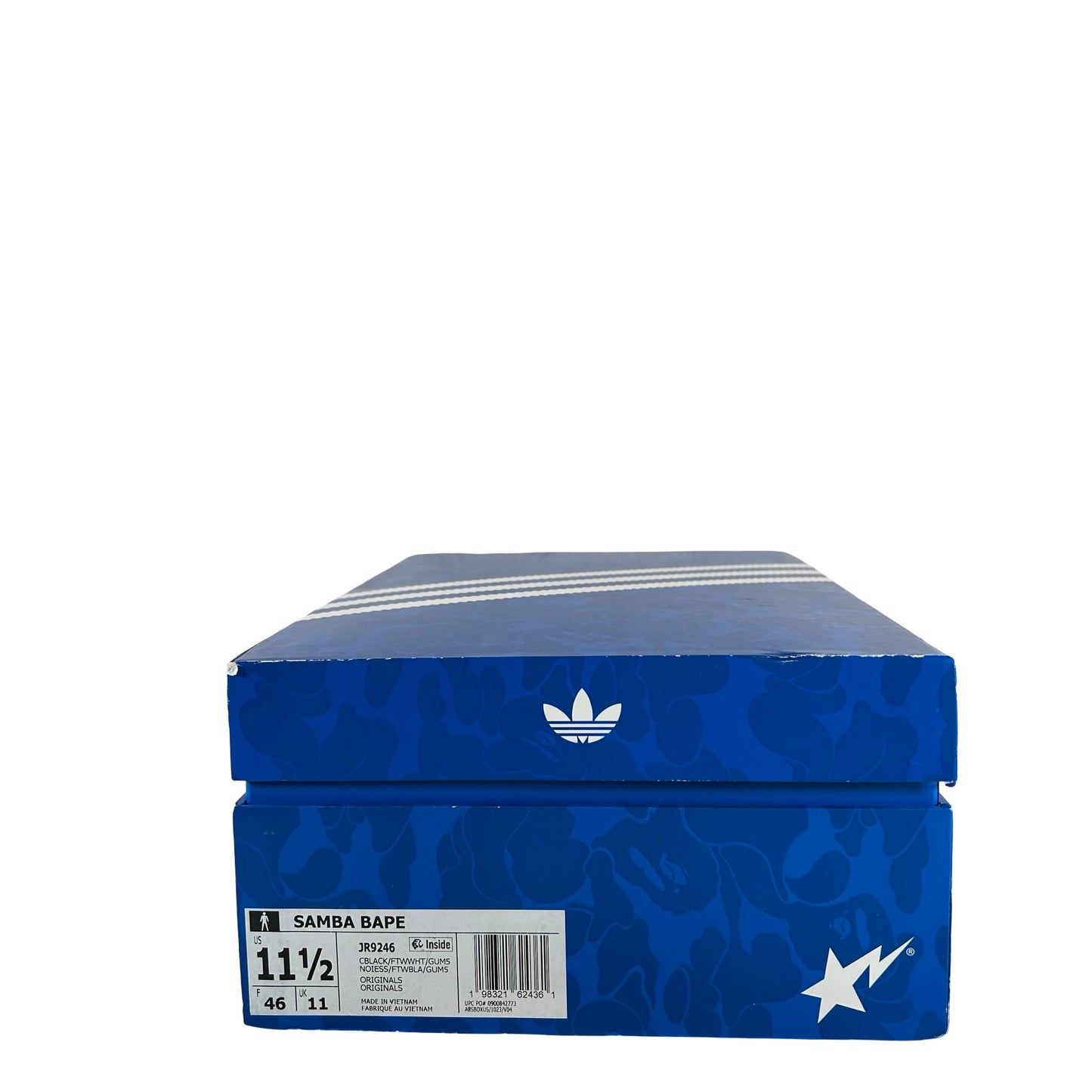 JR9246 adidas Samba Bape Black White Gum [USED] - 11.5 M (Used)