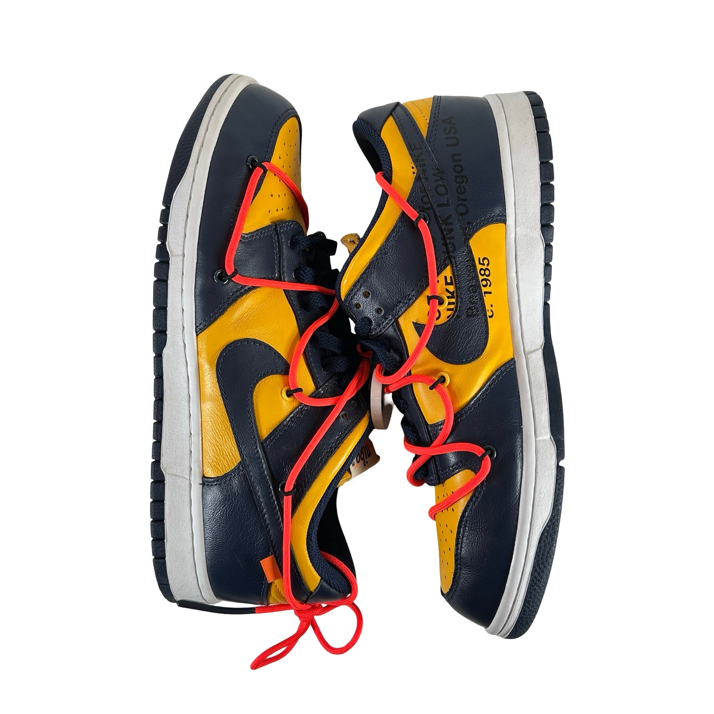 CT0856 700 Dunk Low Off-White University Gold [USED] - 10.5 M (Used2)