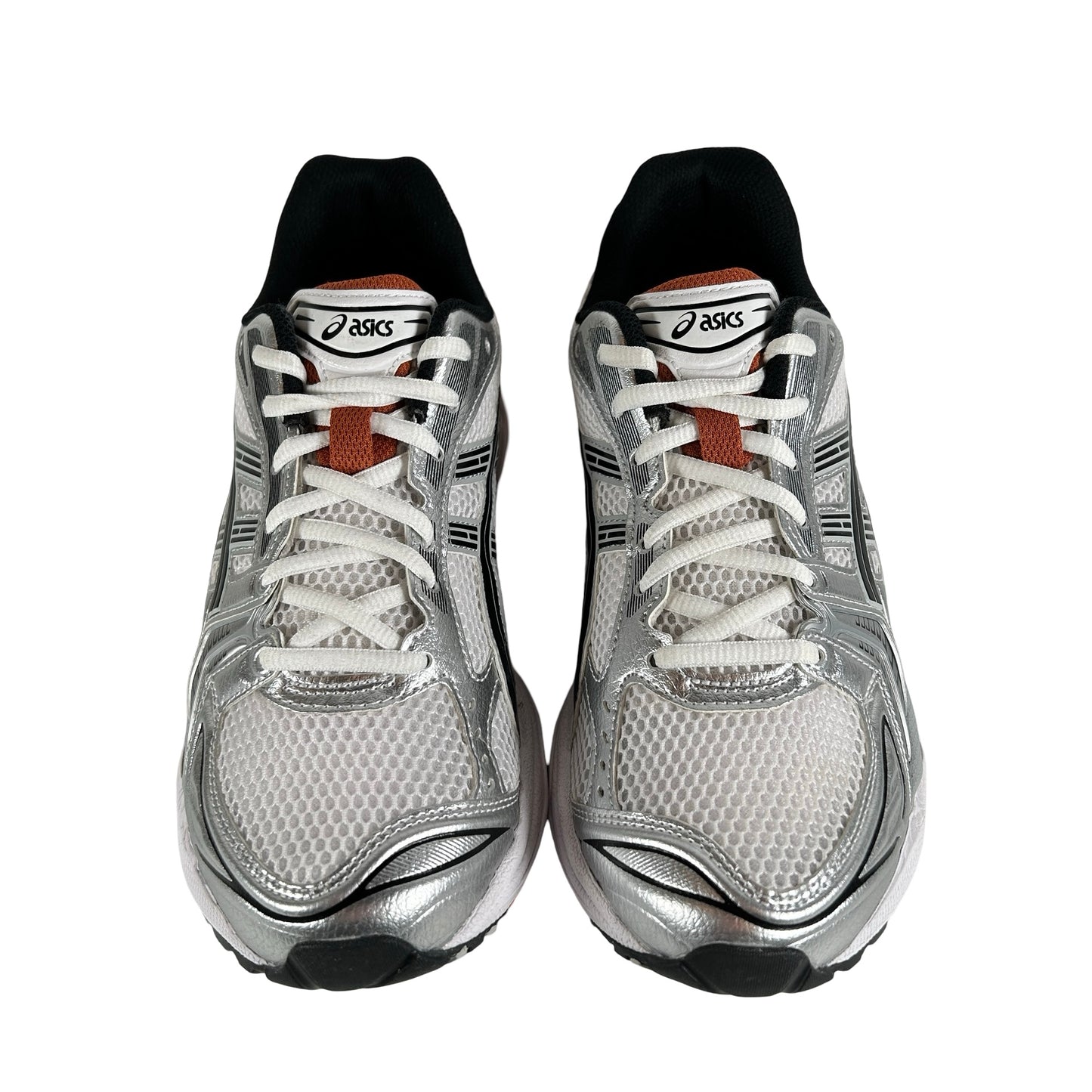 1201A0109 109 ASICS Gel-Kayano 14 White Piquant Orange [USED] - 9 M (Used)