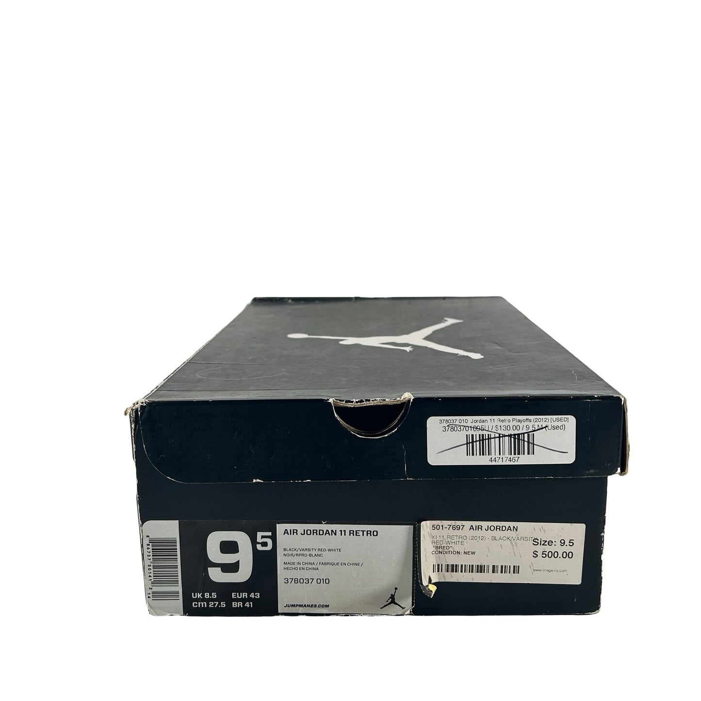 378037 010  Jordan 11 Retro Playoffs (2012) [USED] - 9.5 M (Used)