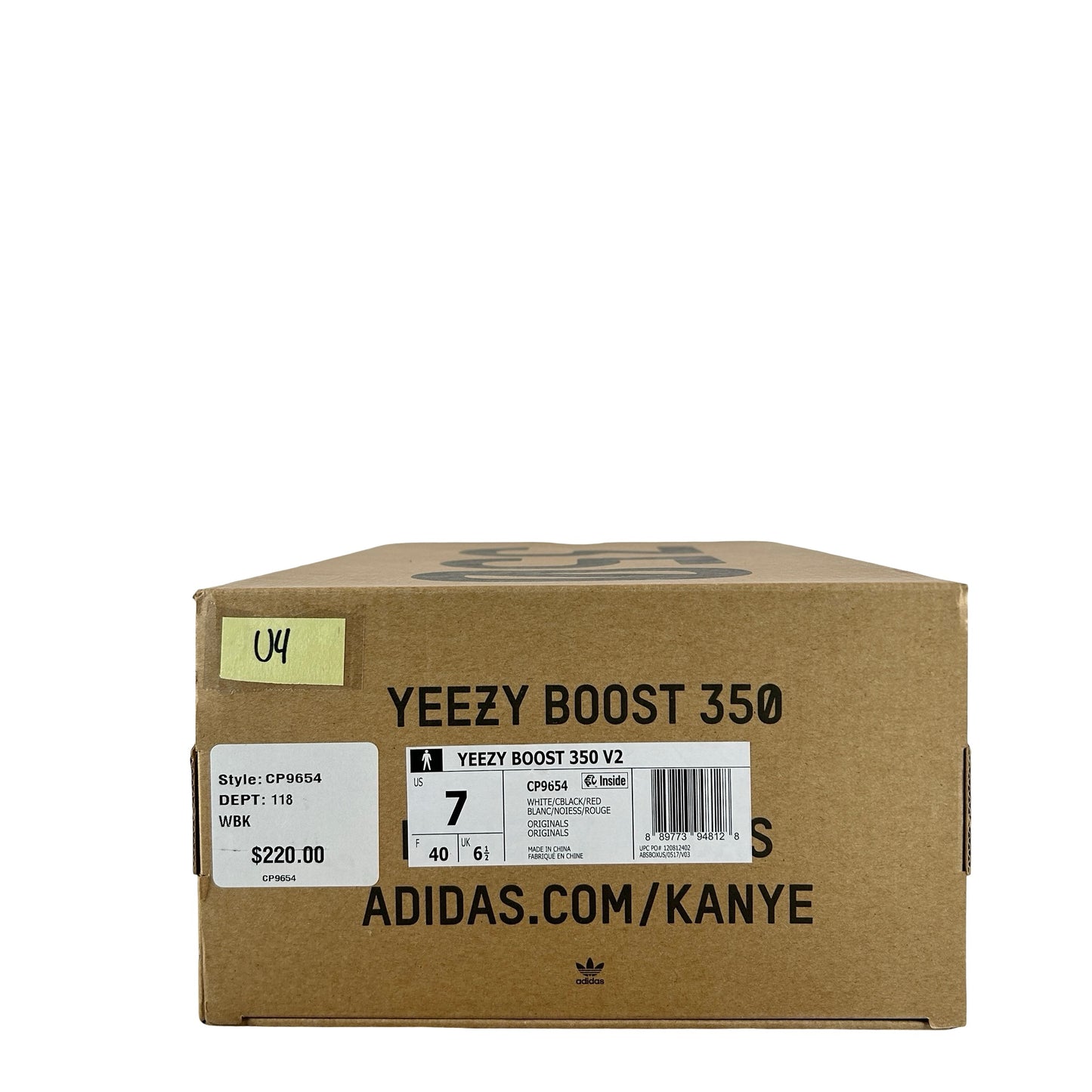 CP9654 Yeezy 350 V2 Zebra [USED] - 7 M (Used4)