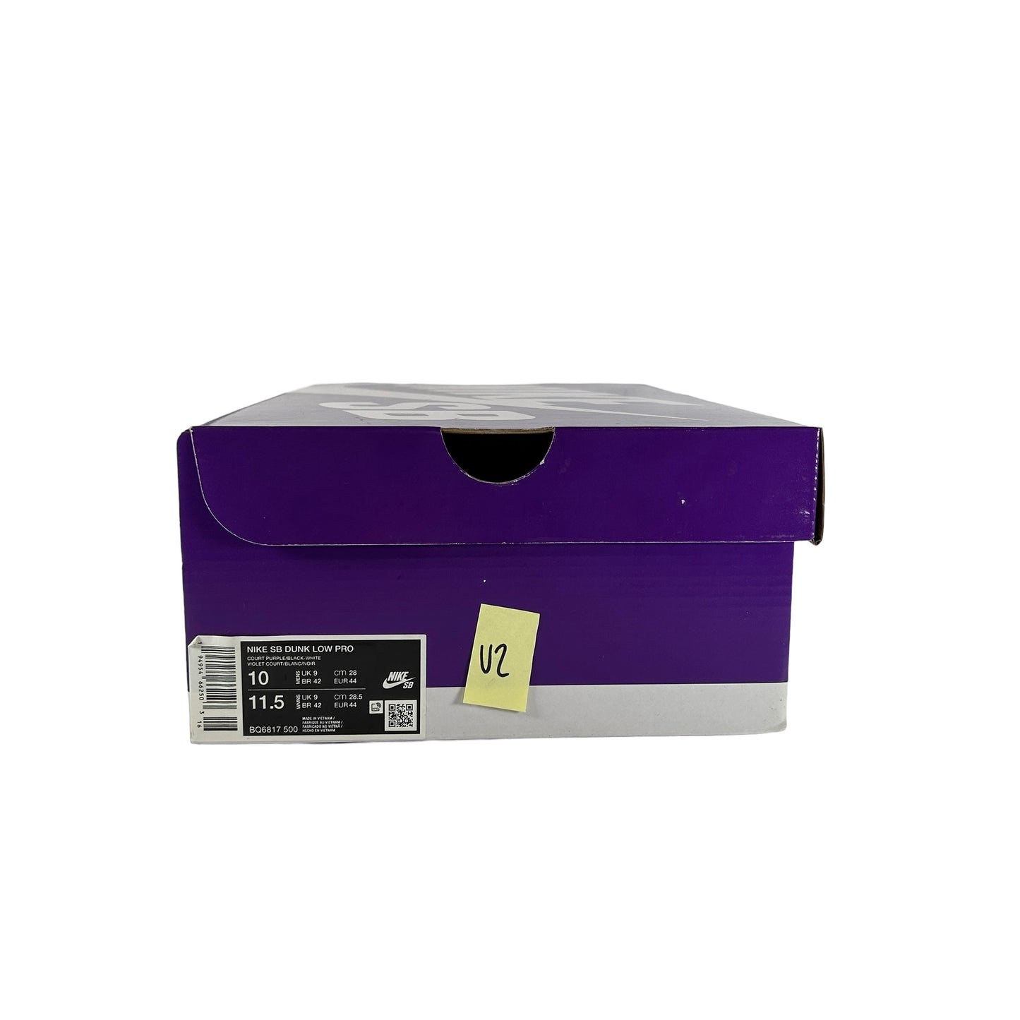 BQ6817 500 Nike SB Dunk Low Court Purple [USED] - 10 M (Used2)