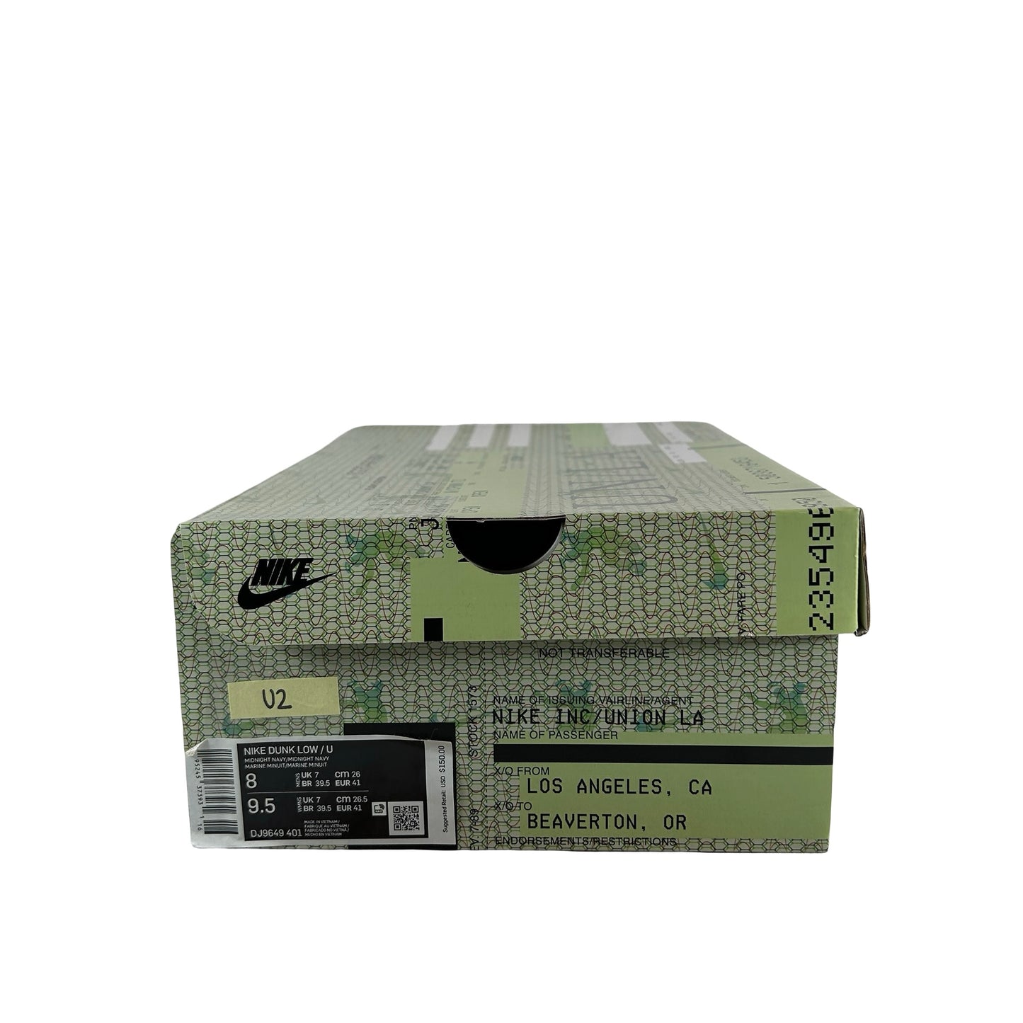 DJ9649 401 Dunk Low Union Pistachio [USED] - 8 M (Used2)