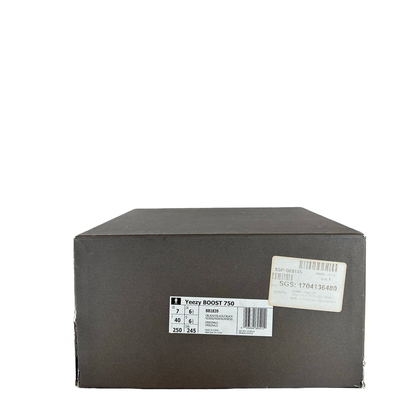 BB1839 adidas Yeezy Boost 750 Triple Black [USED] - 7 M (Used)