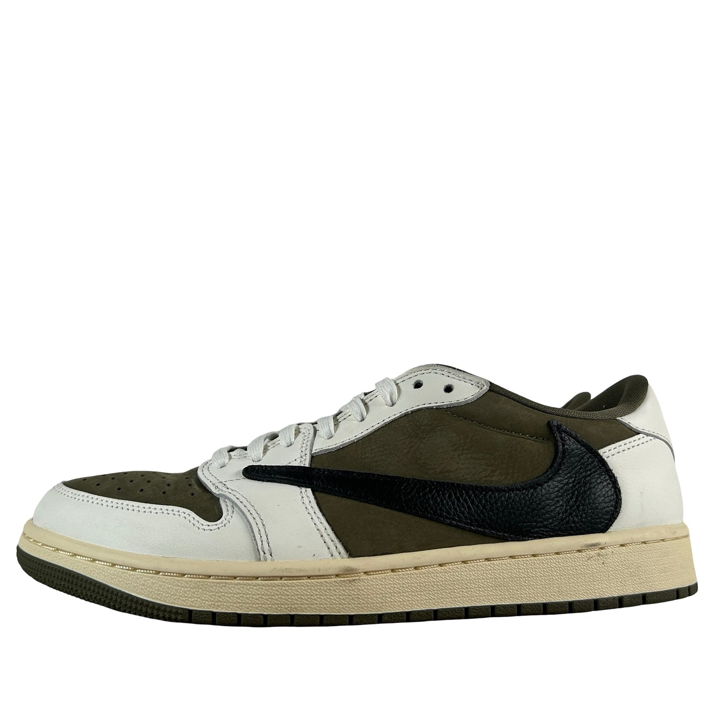 DM7866 200 Jordan 1 Retro Low OG SP Travis Scott Medium Olive [USED] - 9.5 M (Used2) (No Box2)