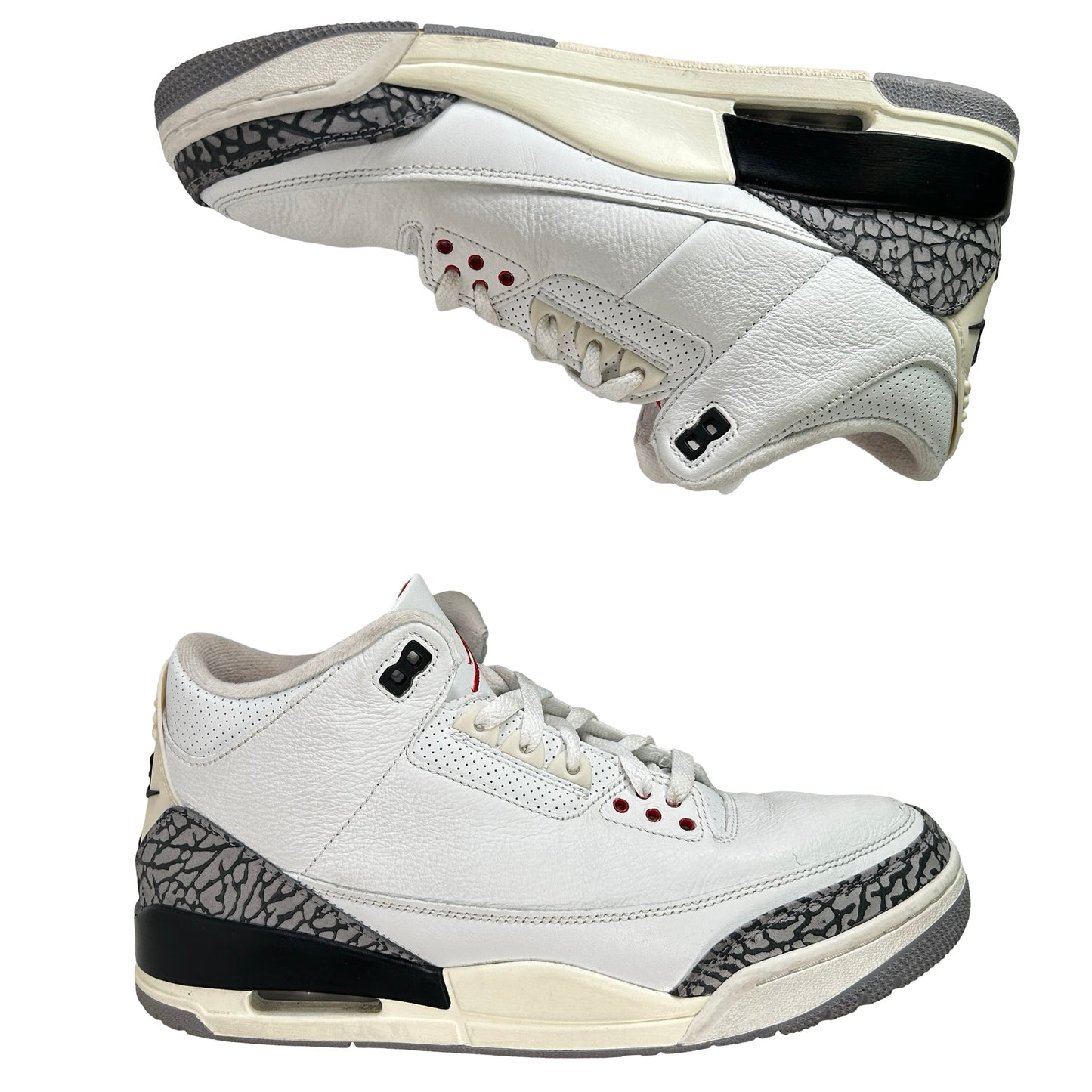 DN3707 100 Jordan 3 Retro White Cement Reimagined [USED] - 10.5 M (Used) (No Box)