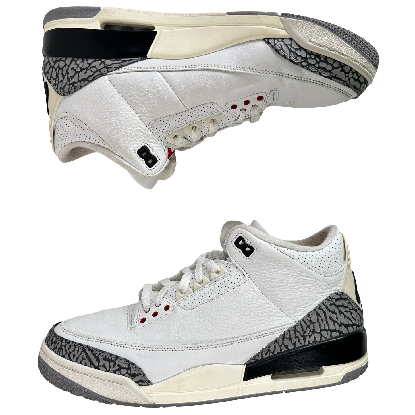 DN3707 100 Jordan 3 Retro White Cement Reimagined [USED] - 10.5 M (Used) (No Box)