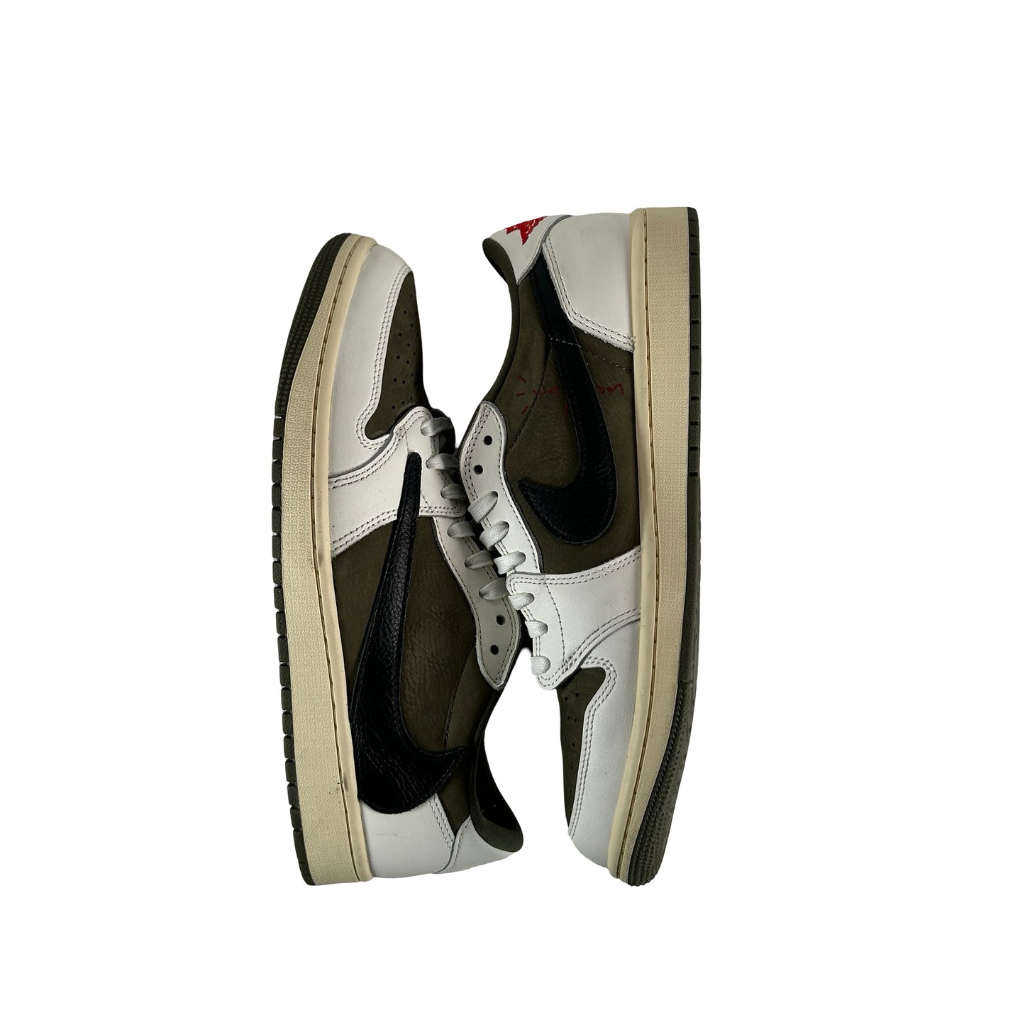 DM7866 200 Jordan 1 Retro Low OG SP Travis Scott Medium Olive [USED] - 9.5 M (Used2) (No Box2)