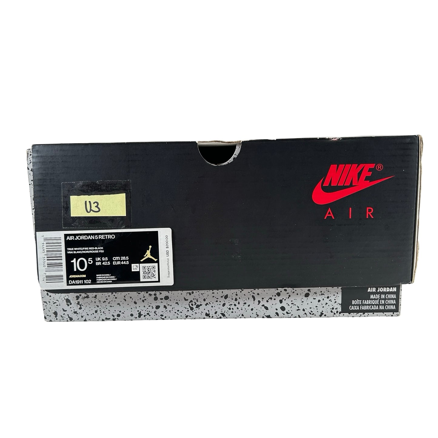 DA1911 102 Jordan 5 Fire Red [USED] - 10.5 M (Used3)