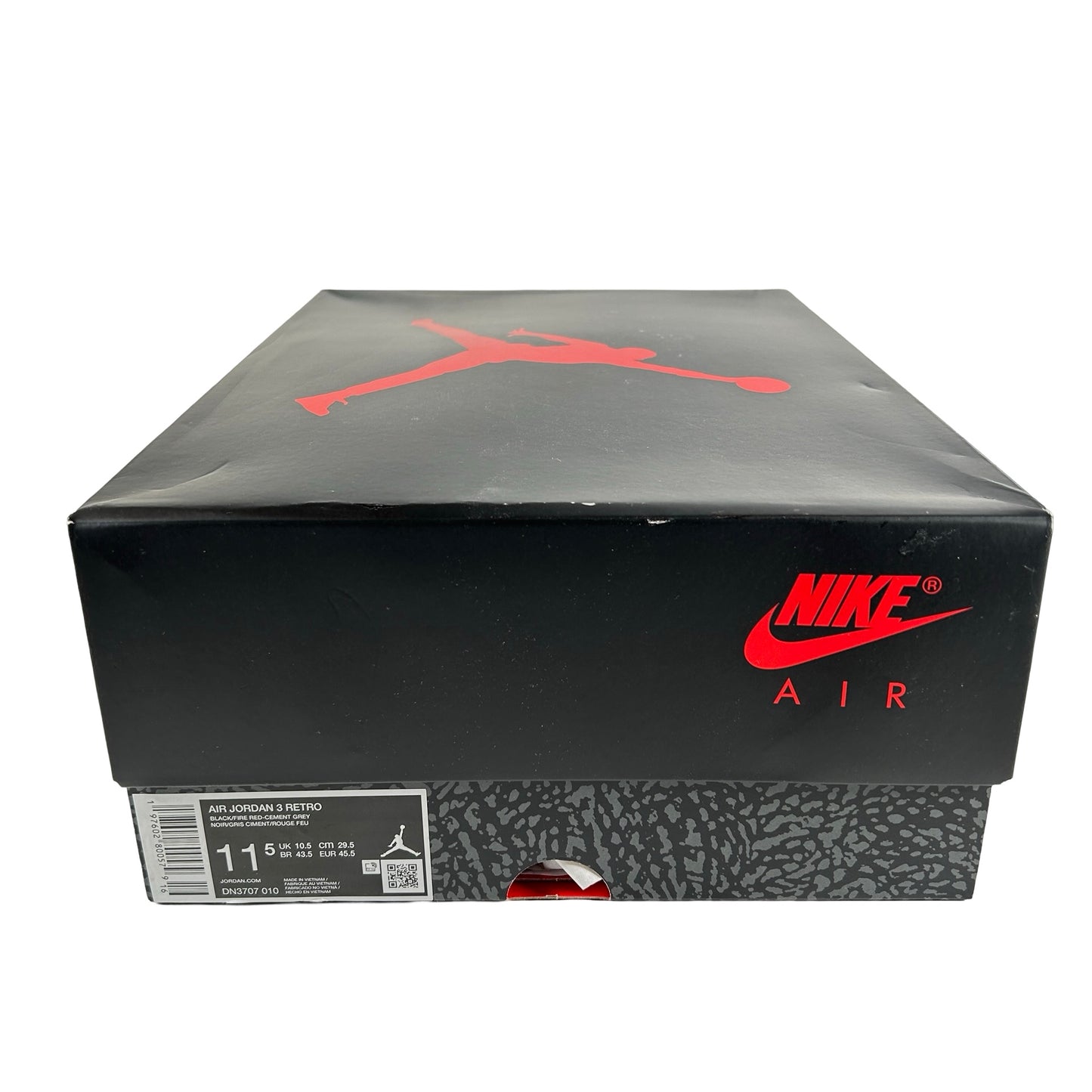 DN3707 010 Jordan 3 Retro Black Cement Reimagined (2024) [USED] - 11.5 M (Used)
