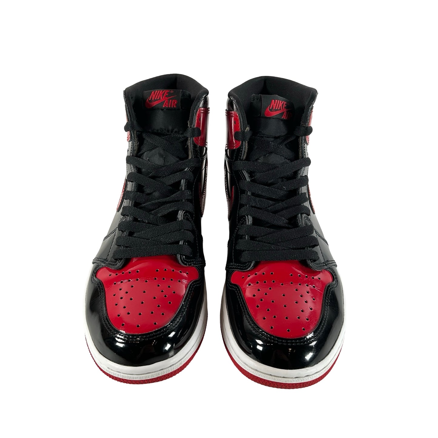 555088 063 Jordan 1 Retro High OG Patent Bred [USED] - 10 M (Used5)