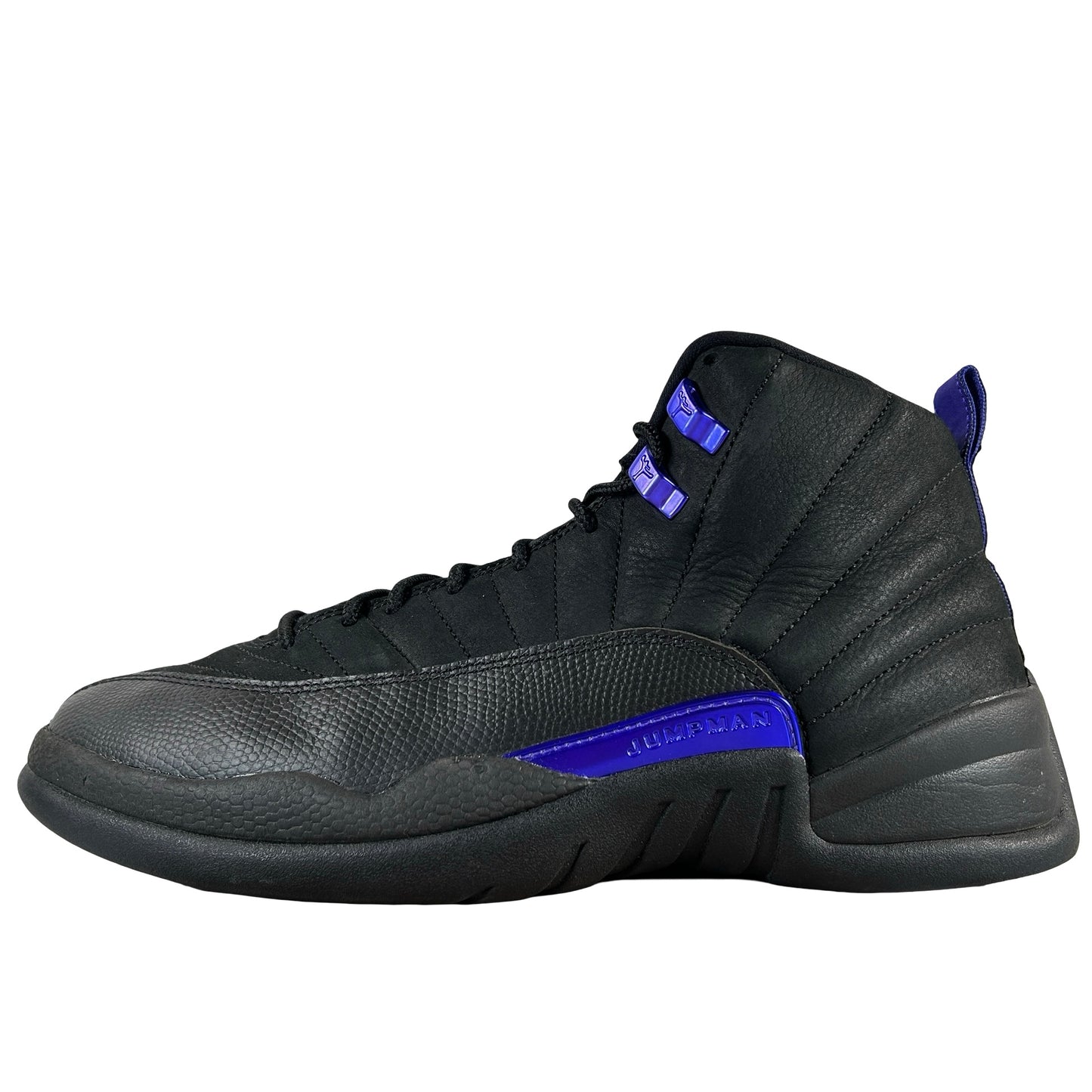 CT8013 005 Jordan 12 Retro Black Dark Concord [USED] - 9.5 M (Used2) (No Box2)