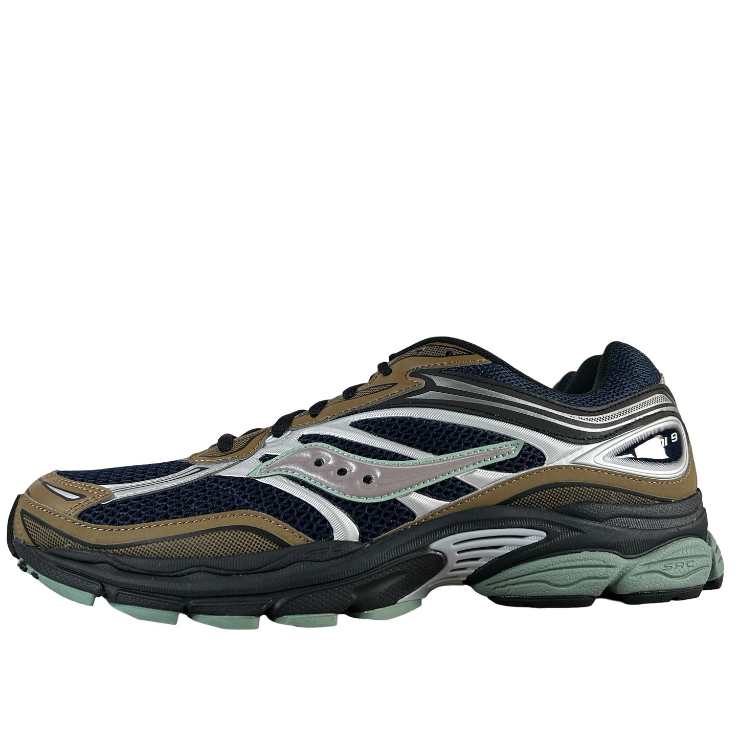 S70832 9 Saucony ProGrid Omni 9 Tomorrow, Meet Yesterday Pack Brown Navy [USED] - 11.5 M (VNDS)