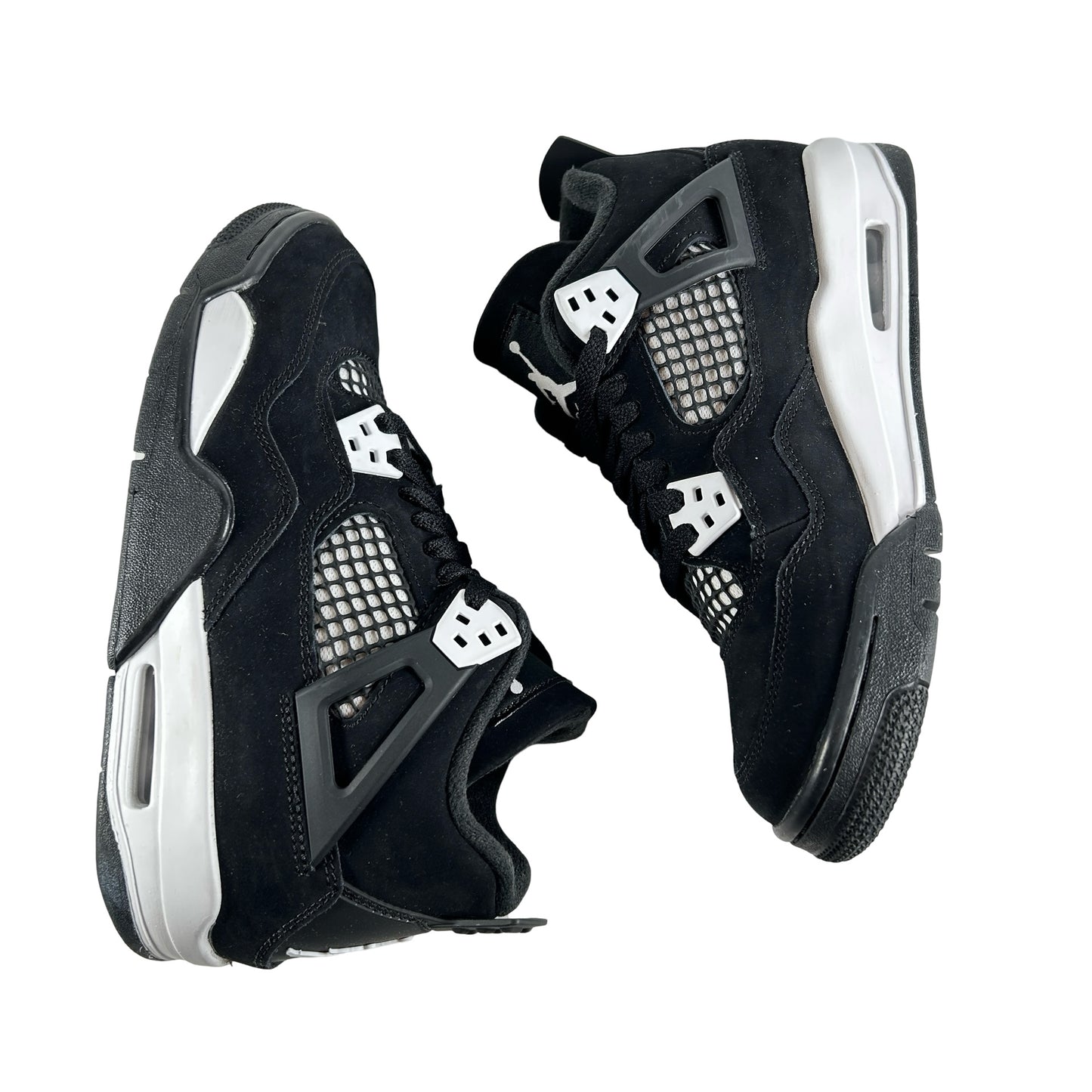 FQ8213 001 Jordan 4 Retro White Thunder (GS) [USED] - 5.5 Y (Used)