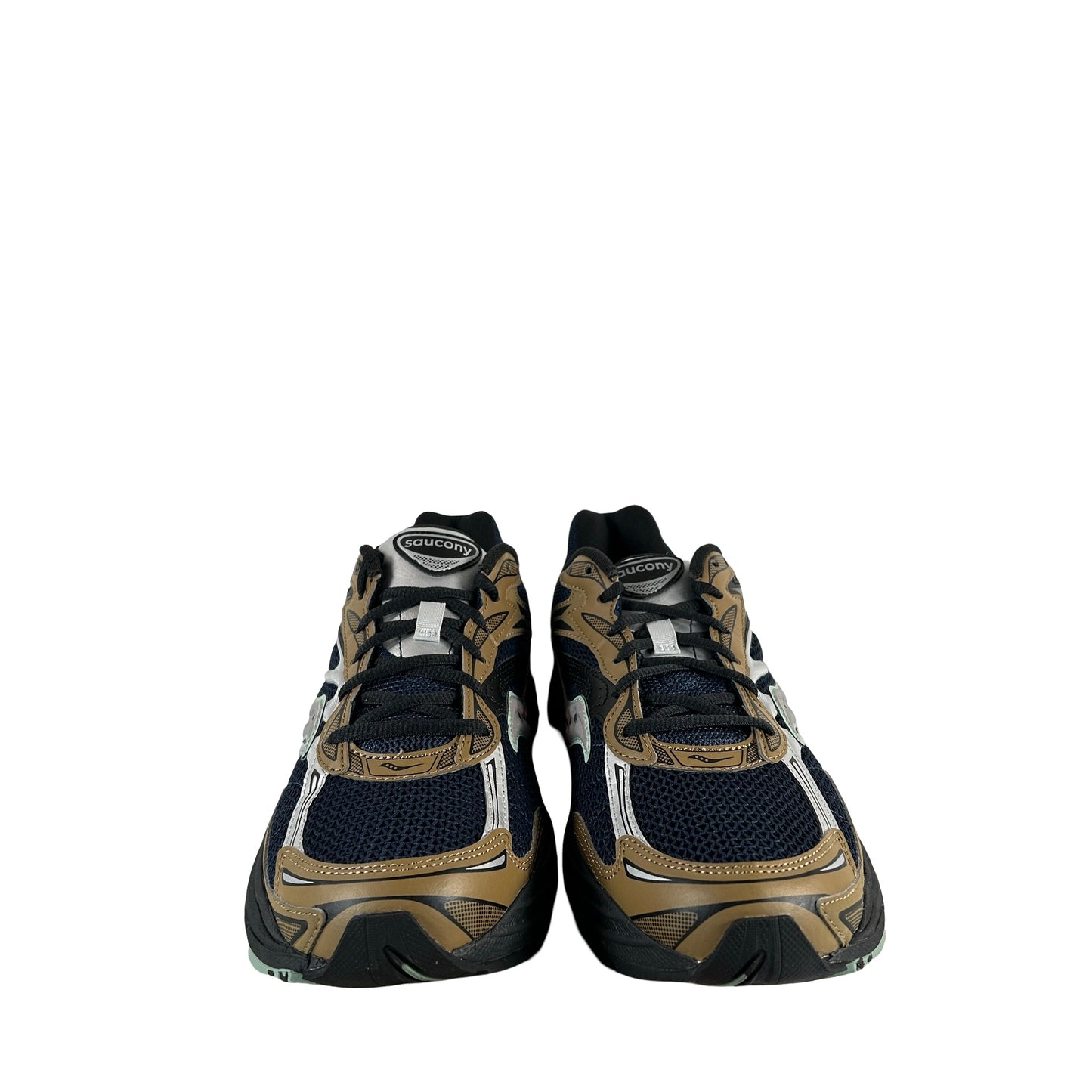 S70832 9 Saucony ProGrid Omni 9 Tomorrow, Meet Yesterday Pack Brown Navy [USED] - 11.5 M (VNDS)