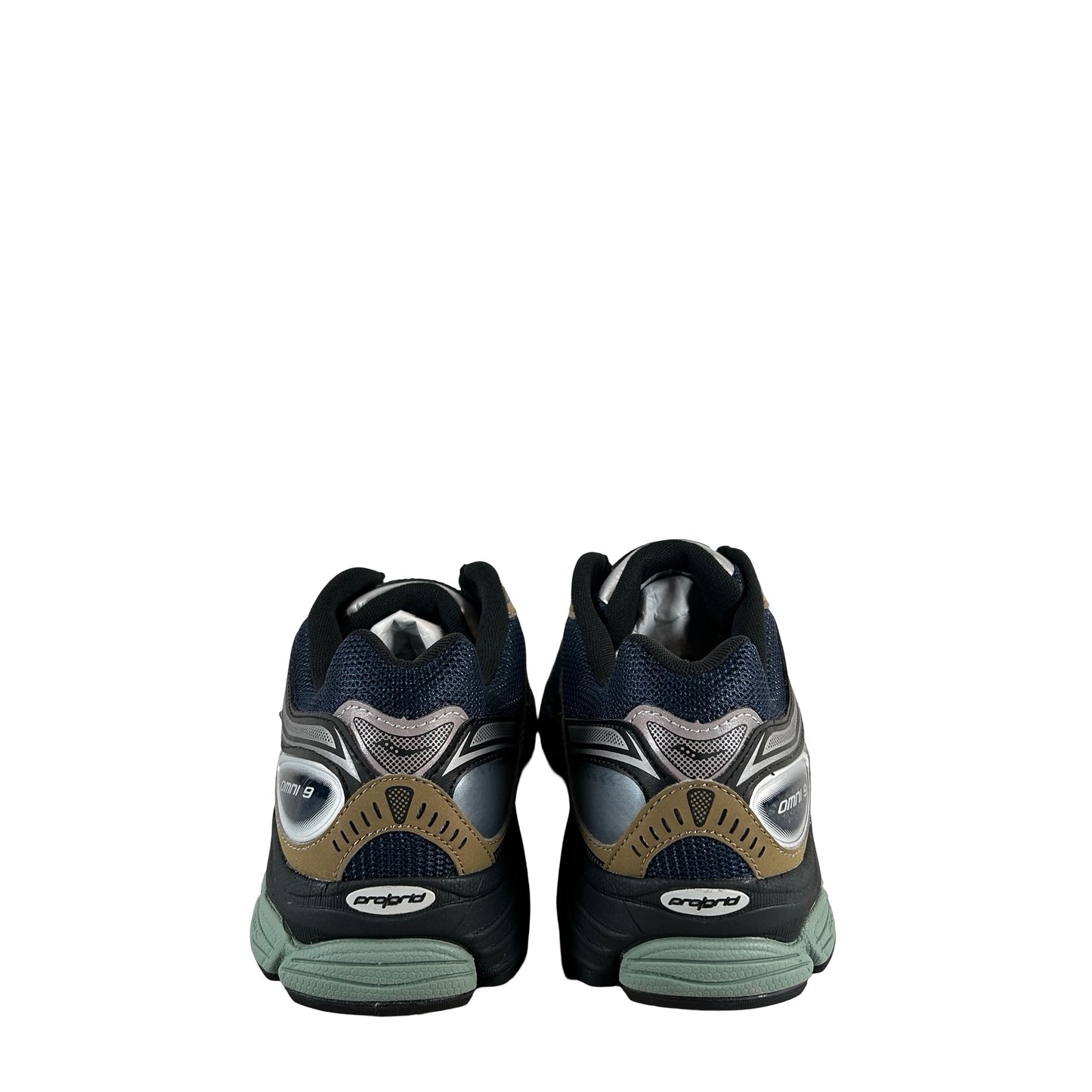 S70832 9 Saucony ProGrid Omni 9 Tomorrow, Meet Yesterday Pack Brown Navy [USED] - 11.5 M (VNDS)
