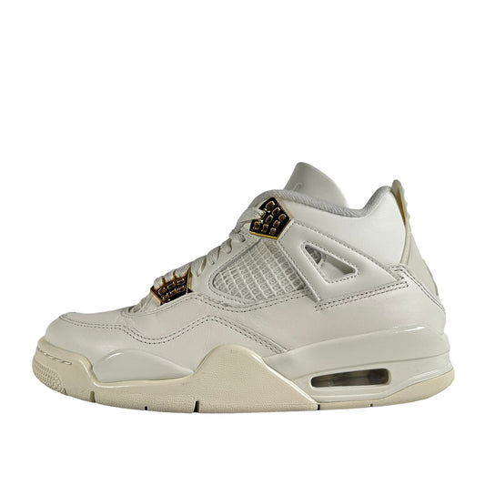 AQ9129 170 Jordan 4 Retro Metallic Gold (W) [USED] - 7 W (Used)