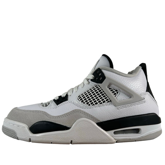408452 111 Jordan 4 Retro Military Black (GS) [CONDITIONAL] - 7 Y (Glue Stain)