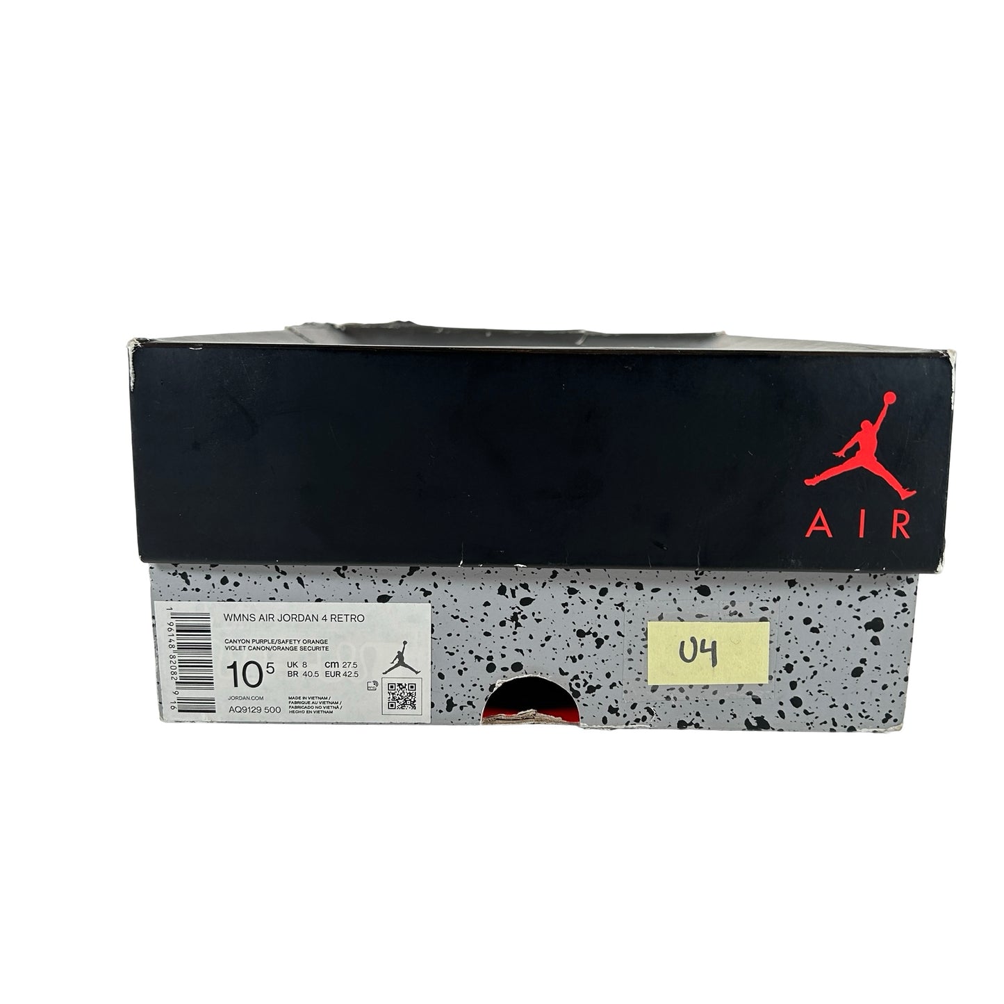 AQ9129 500 Jordan 4 Retro Canyon Purple (Women's) [USED] - 10.5 W (Used4)