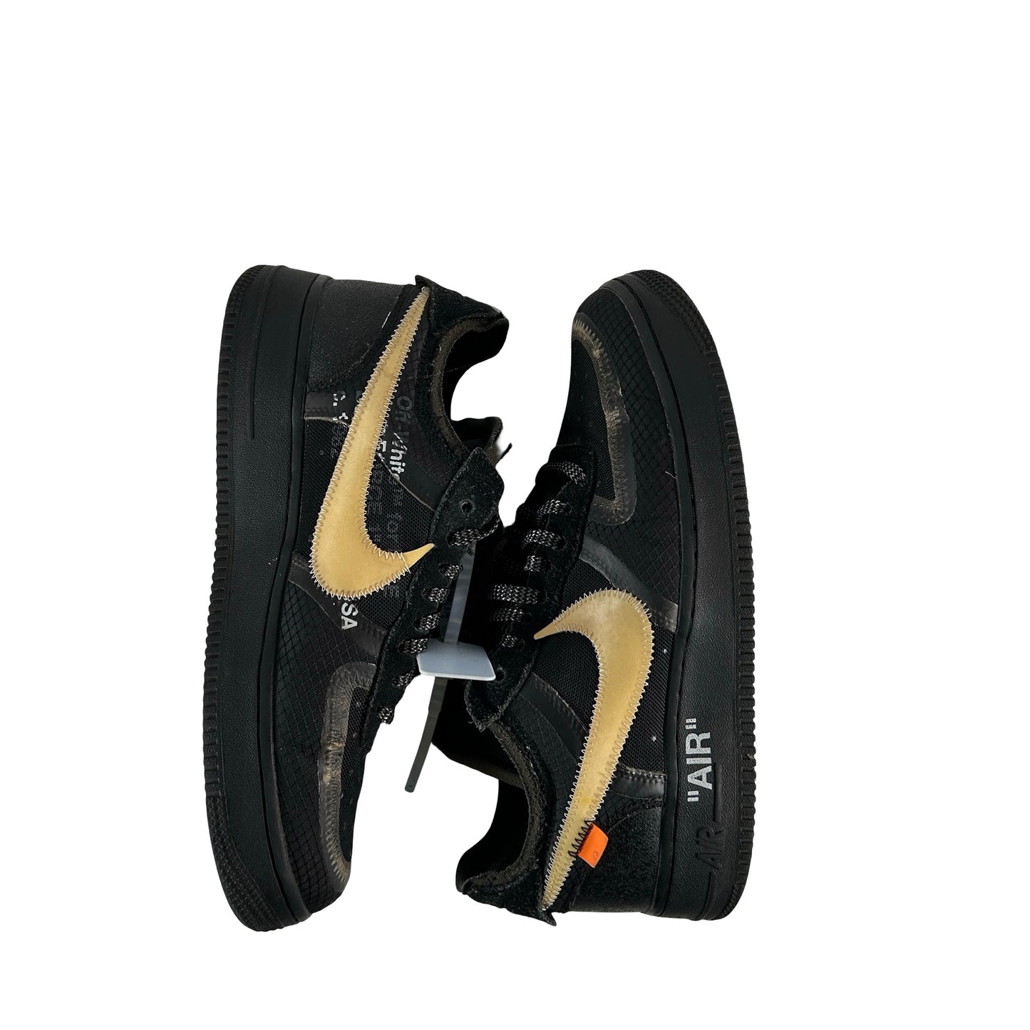 AO4606 001 Nike Air Force 1 Low Off-White Black White [USED] - 8 M (Used)