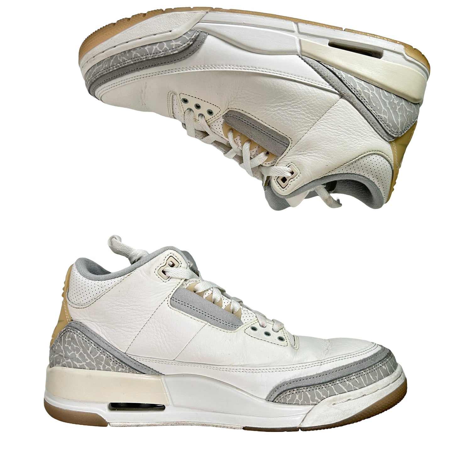 FJ9479 100 Jordan 3 Retro Craft Ivory [USED] - 11 M (Used2)