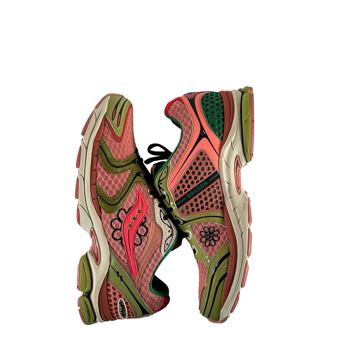 S70966 2 Saucony ProGrid Triumph 4 Jae Tips Flowers Grow Uptown Virginia Creeper [USED] - 11.5 M (Used)
