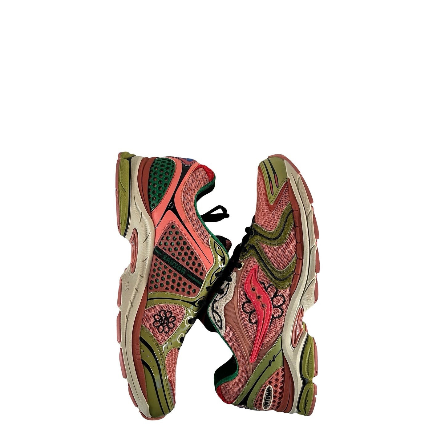 S70966 2 Saucony ProGrid Triumph 4 Jae Tips Flowers Grow Uptown Virginia Creeper [USED] - 11.5 M (Used)