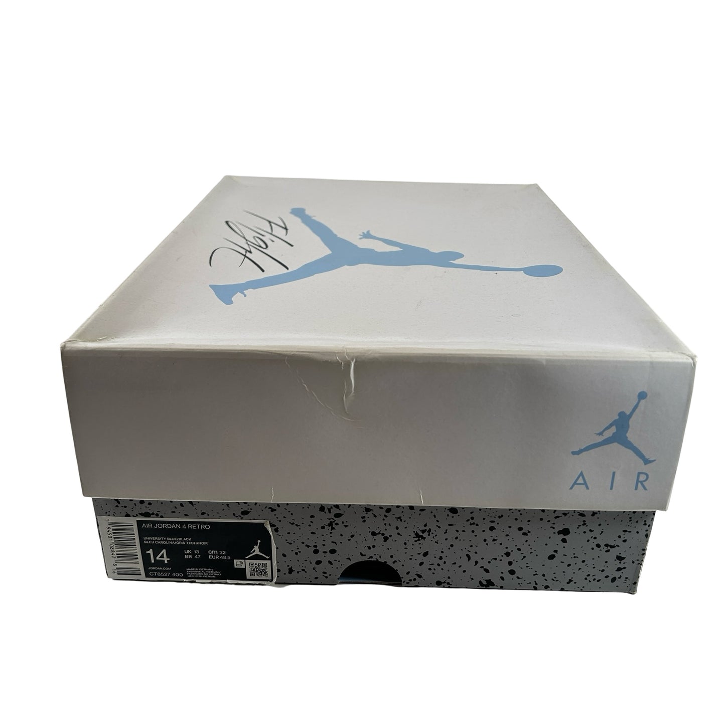 CT8527 400 Jordan 4 University Blue [USED] - 14 M (Used)