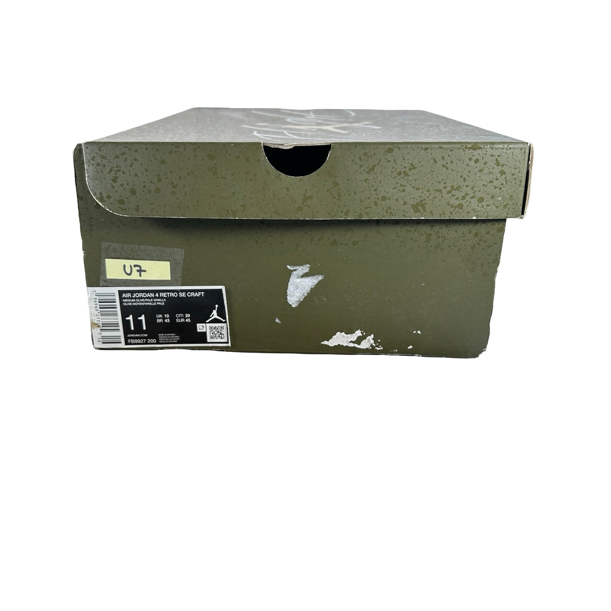 FB9927 200 Air Jordan 4 Craft Medium Olive [USED] - 11 M (Used7)