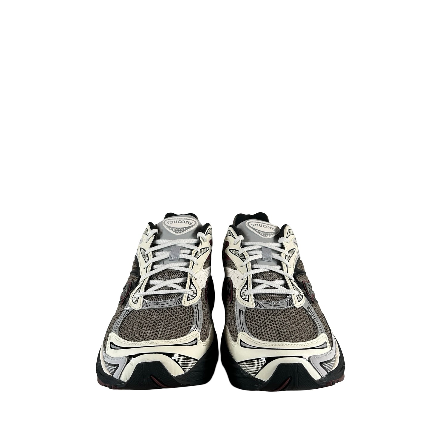 S70832 8 Saucony ProGrid Omni 9 Tomorrow, Meet Yesterday Pack Tan Maroon [USED] - 11.5 M (VNDS)