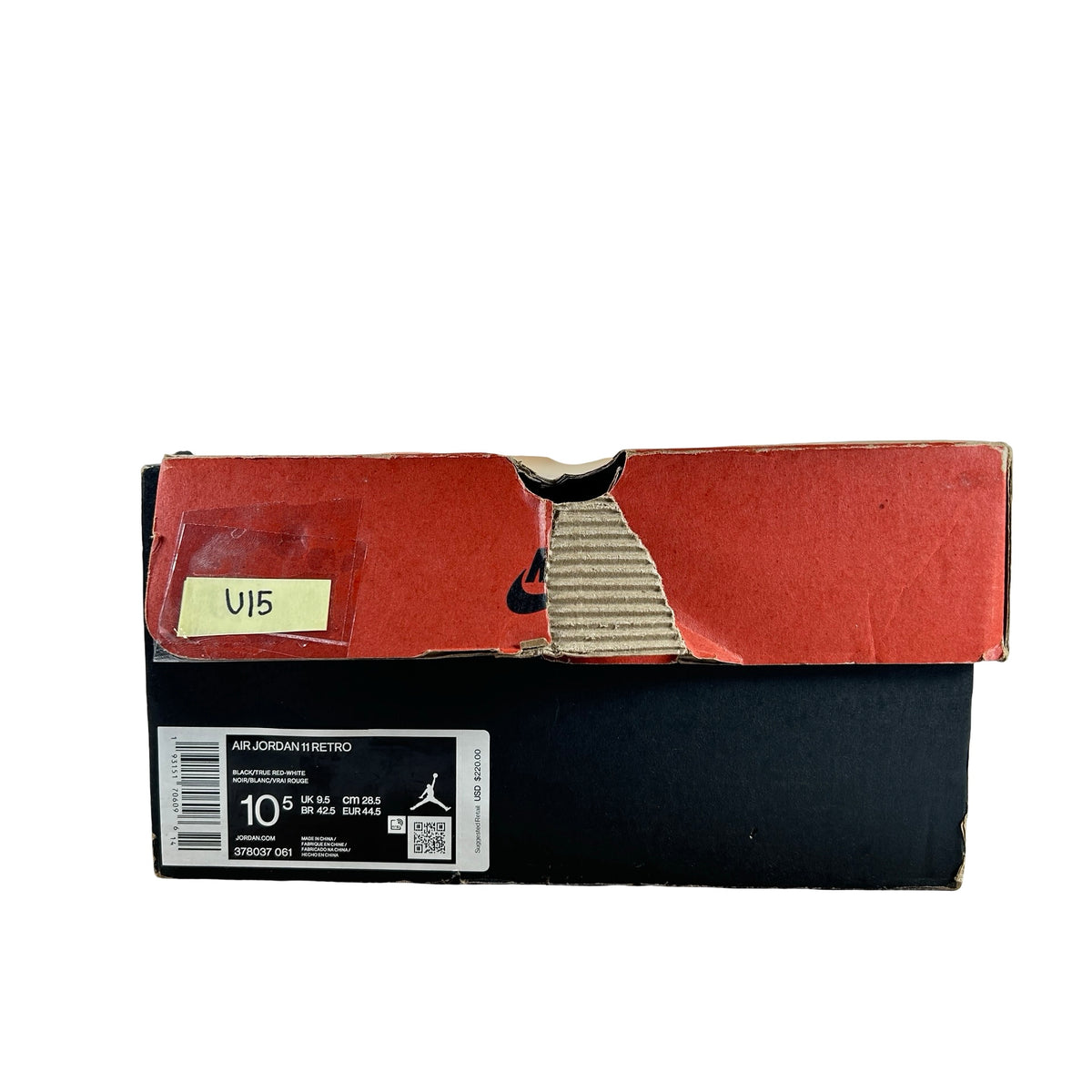 378037 061 Jordan 11 Bred (2019) [USED] - 10.5 M (Used15)