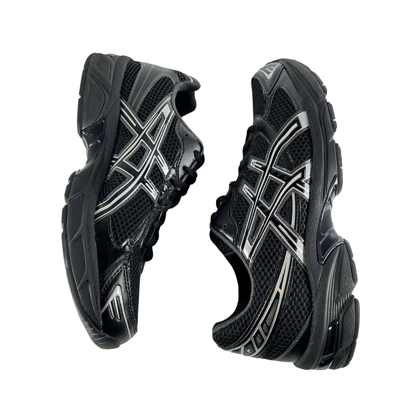 1201A906 001 ASICS Gel-1130 Black Pure Silver [USED] - 9.5 M (Used)