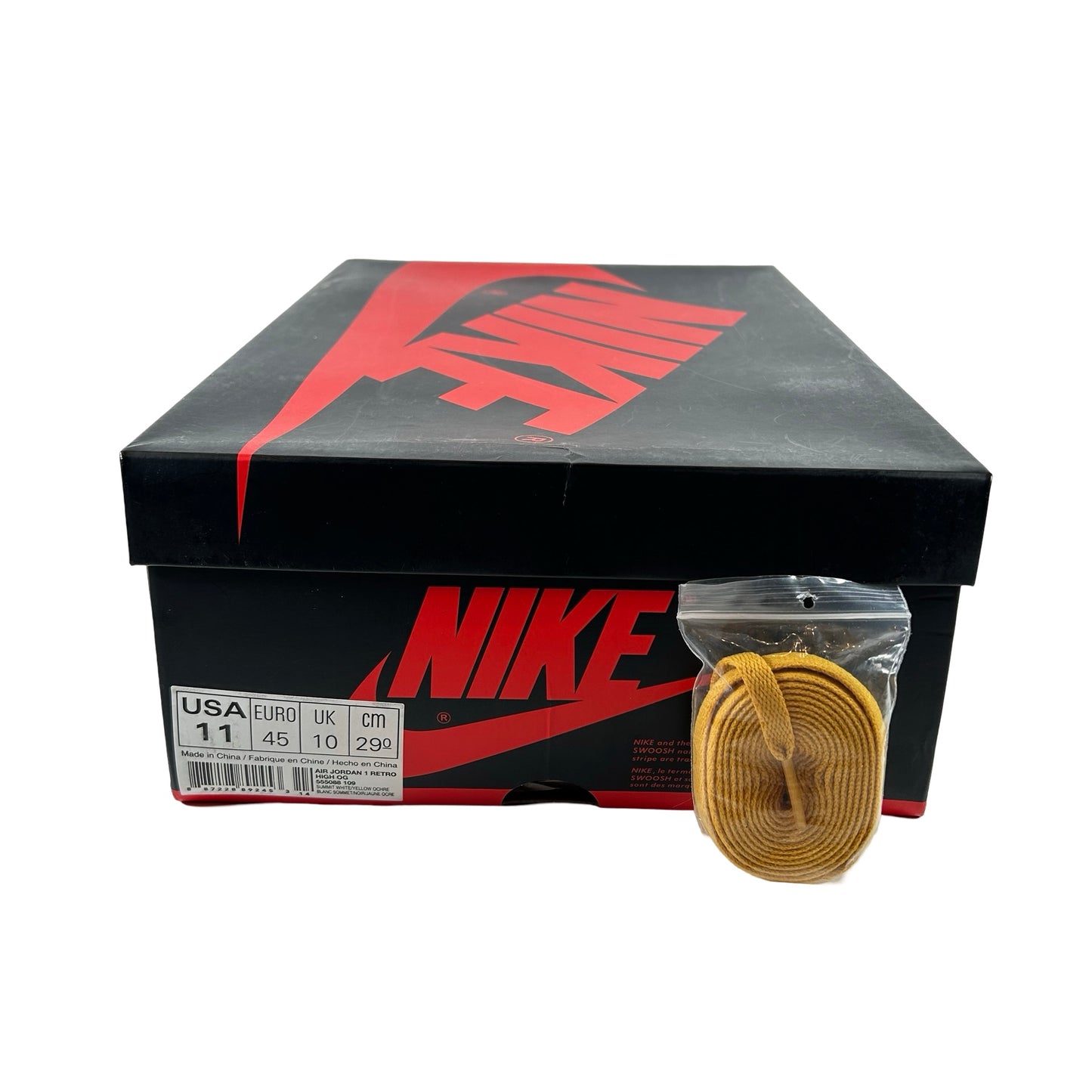 555088 109 Jordan 1 Retro High Yellow Ochre [USED] - 11 M (Used)