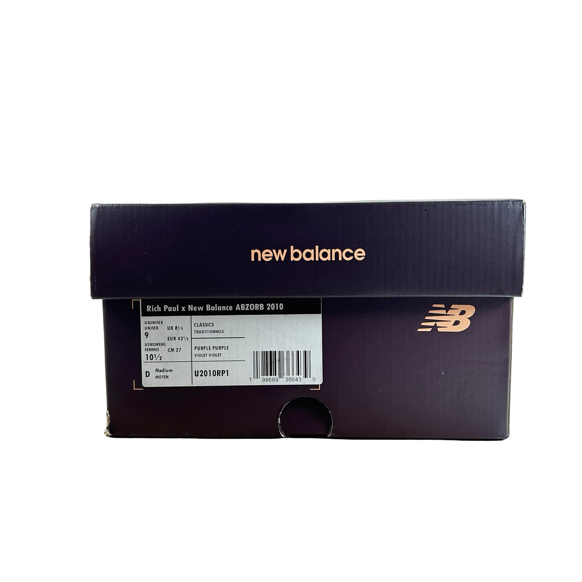 U2010RP1 New Balance 2010 Rich Paul Plum Brown [USED] - 9 M (Used)
