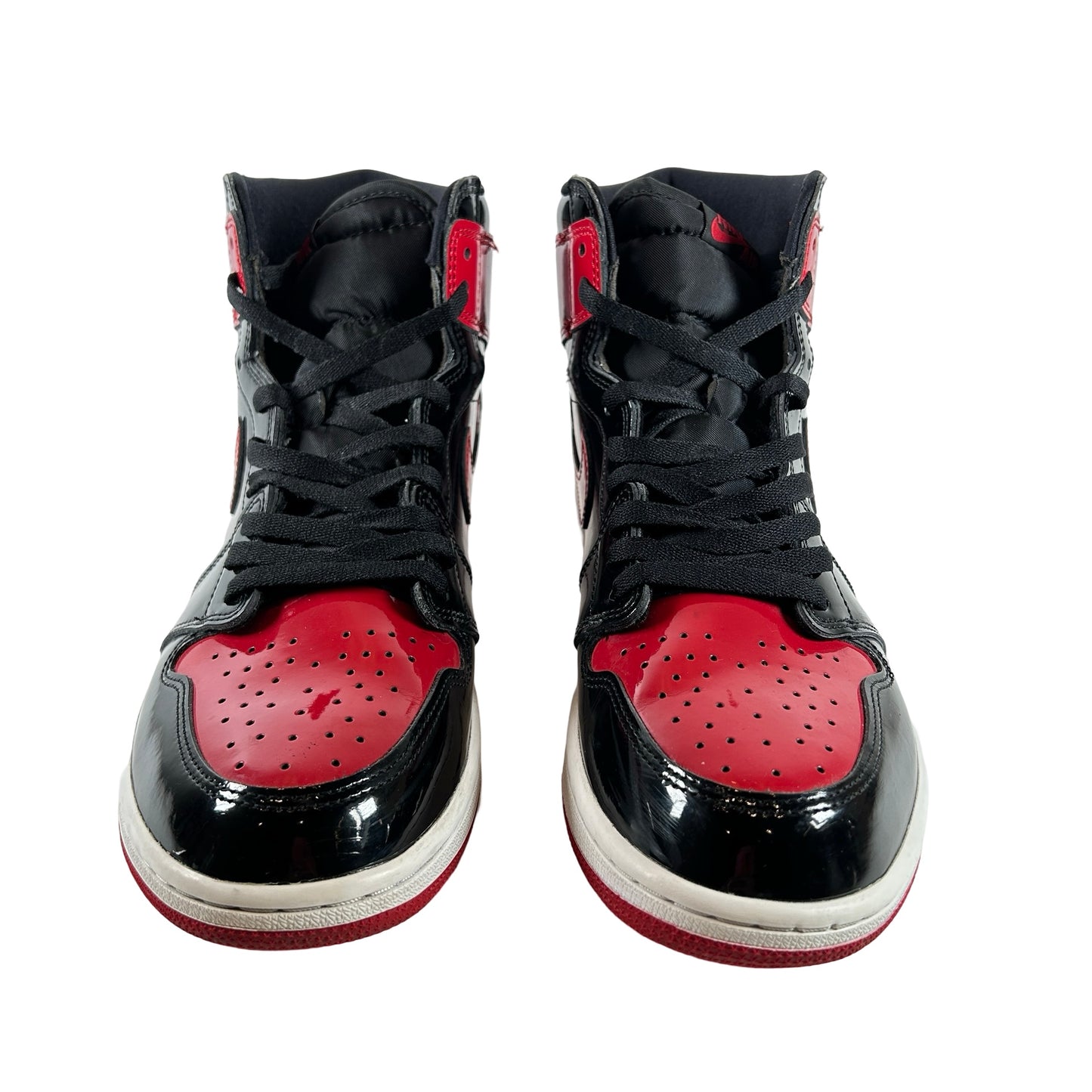 555088 063 Jordan 1 Retro High OG Patent Bred [USED] - 12 M (Used3)