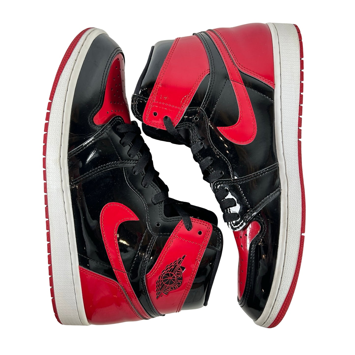 555088 063 Jordan 1 Retro High OG Patent Bred [USED] - 12 M (Used3)