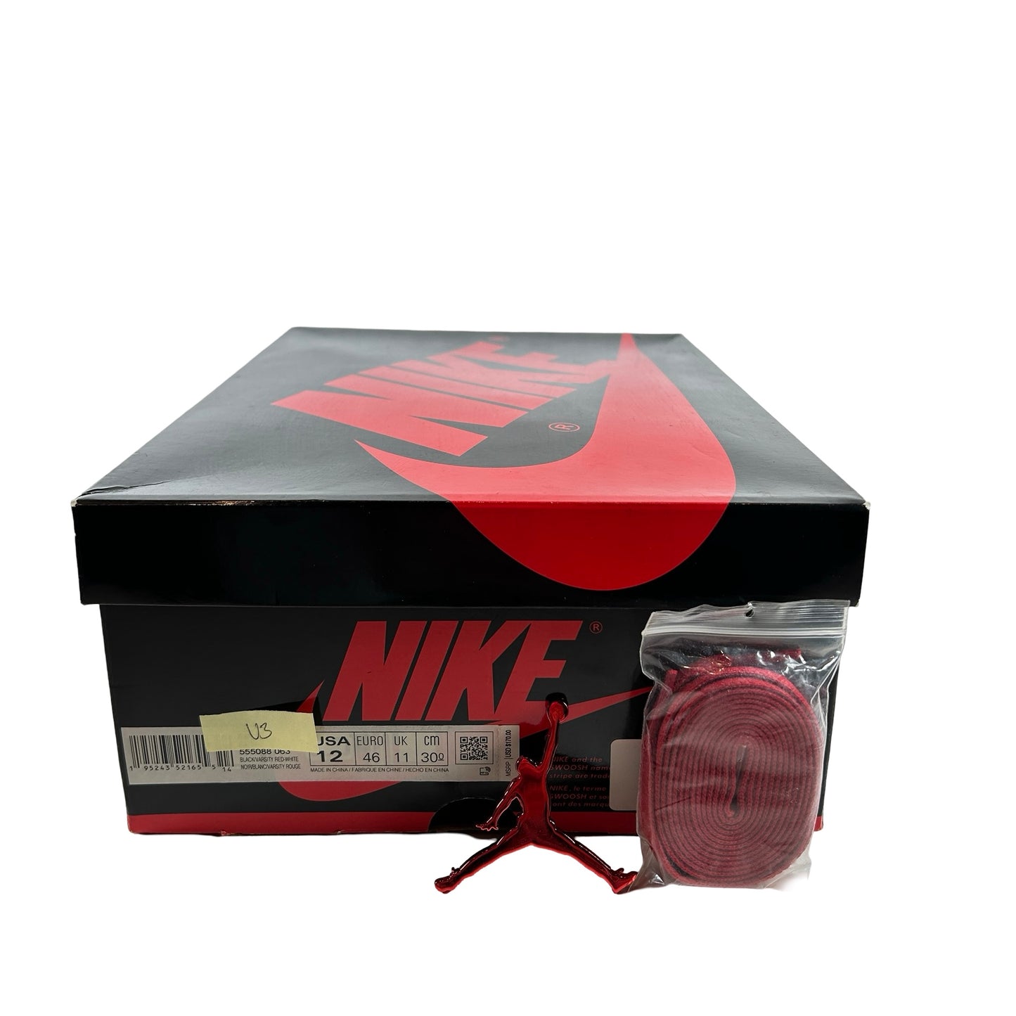 555088 063 Jordan 1 Retro High OG Patent Bred [USED] - 12 M (Used3)