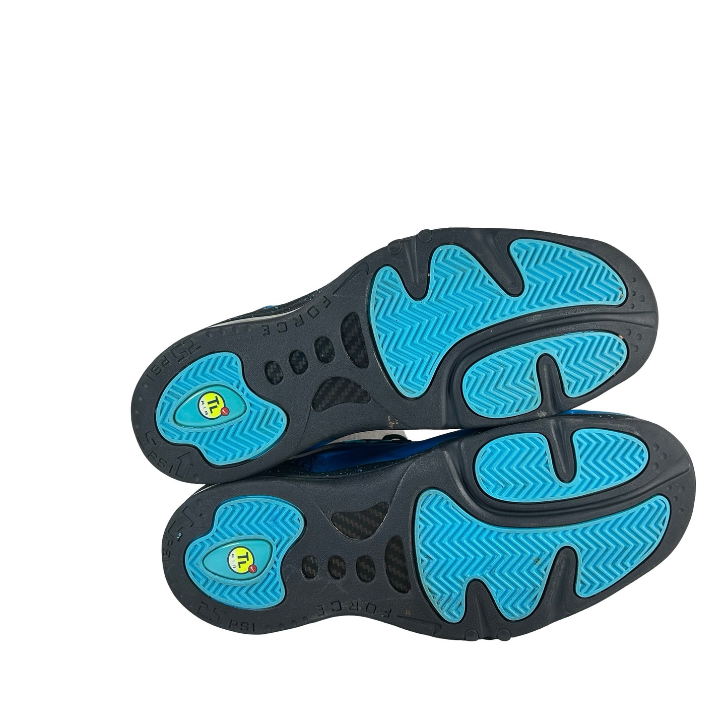 472498 400 Nike Total Air Foamposite Max Current Blue [USED] - 12 M (Used) (No Box)