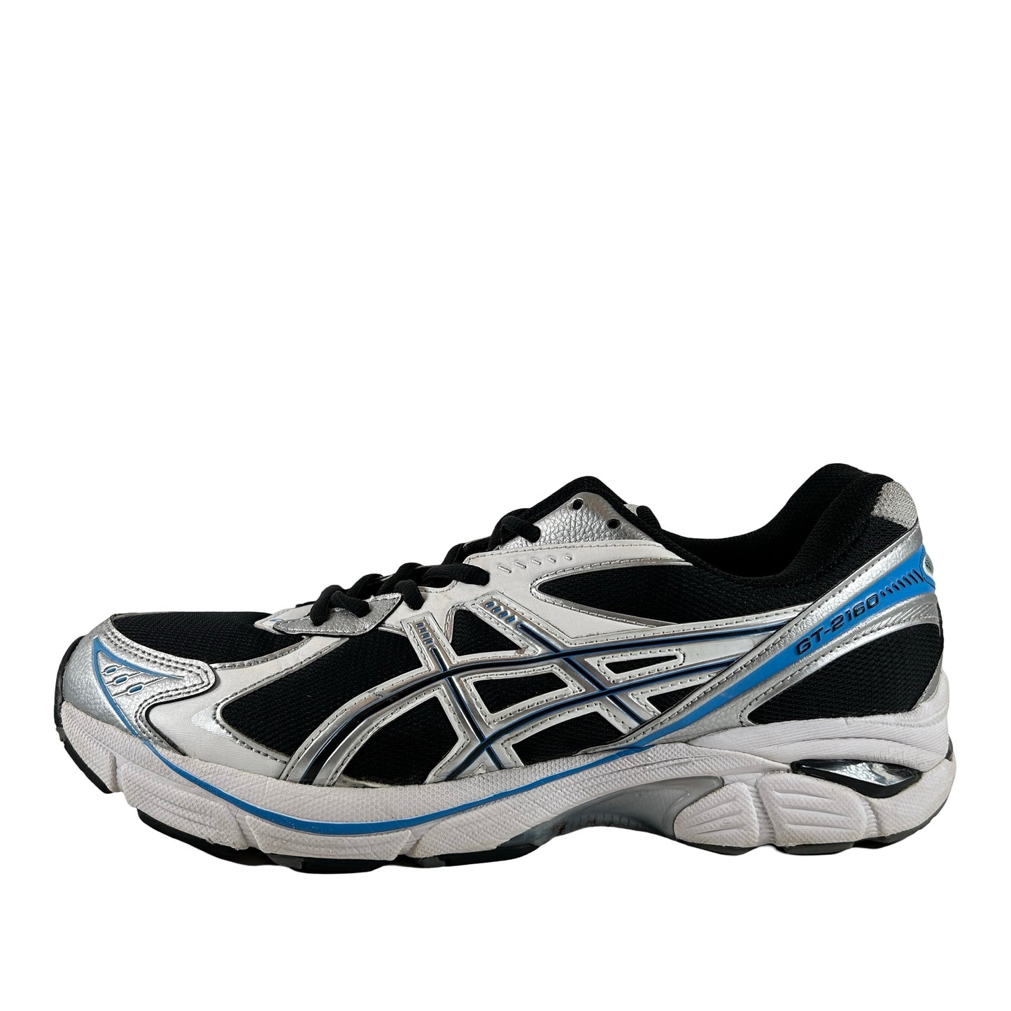 1203A320 004 ASICS GT-2160 Black Pure Silver Bright Blue [USED] - 11 M (Used2)