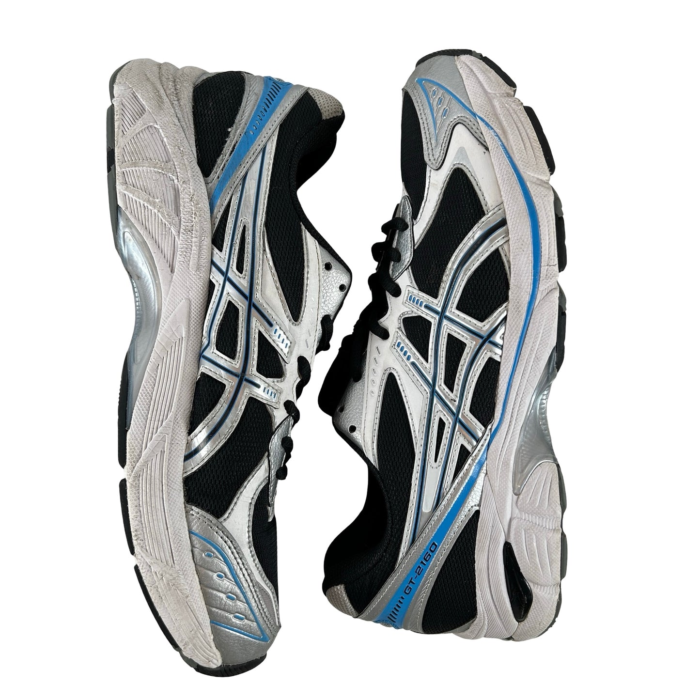1203A320 004 ASICS GT-2160 Black Pure Silver Bright Blue [USED] - 11 M (Used2)