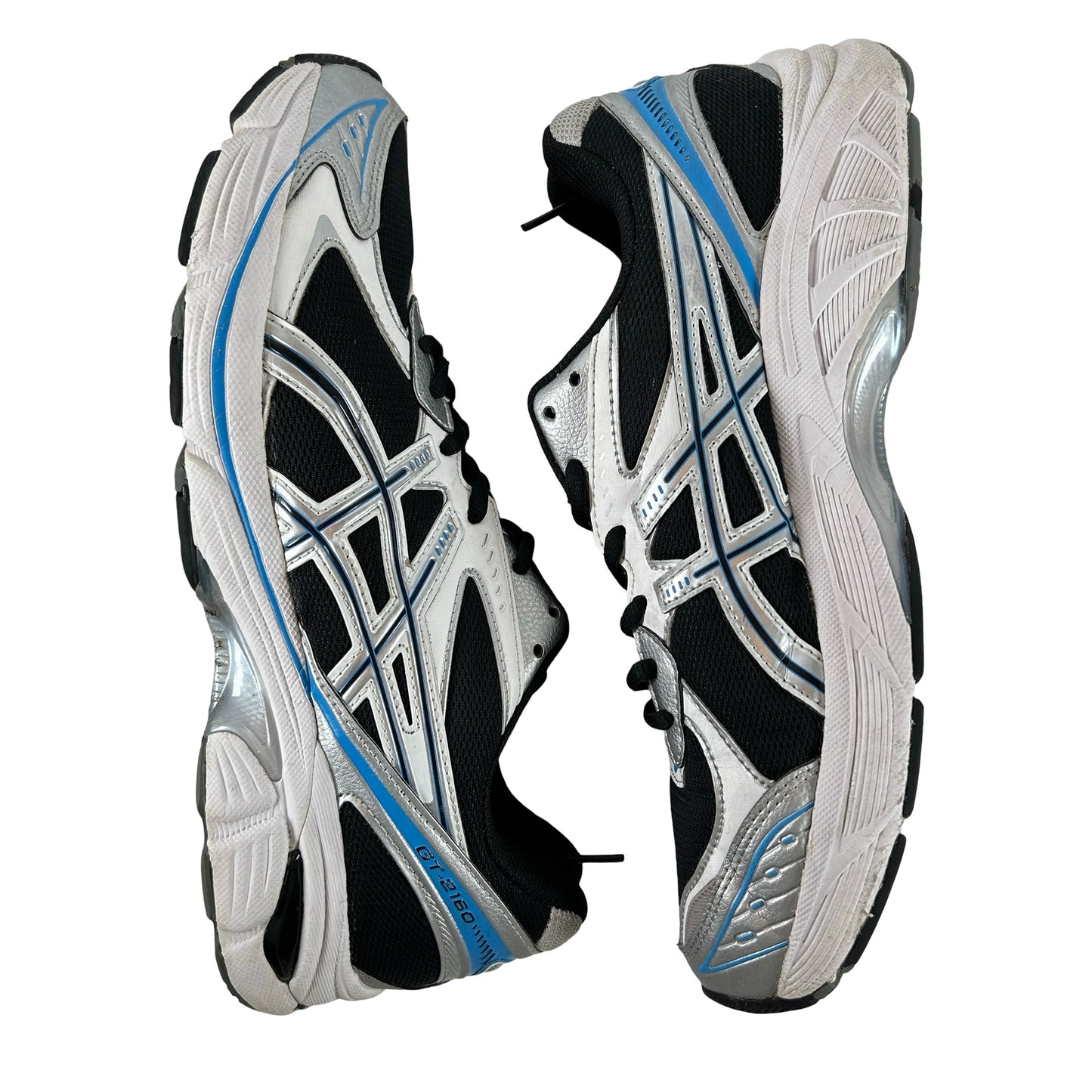1203A320 004 ASICS GT-2160 Black Pure Silver Bright Blue [USED] - 11 M (Used2)