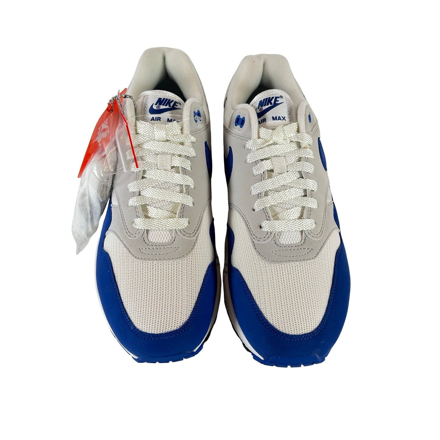 908375 102 Nike Air Max 1 Anniversary Royal (2017 Restock) [CONDITIONAL] - 9 M (Yellowing)