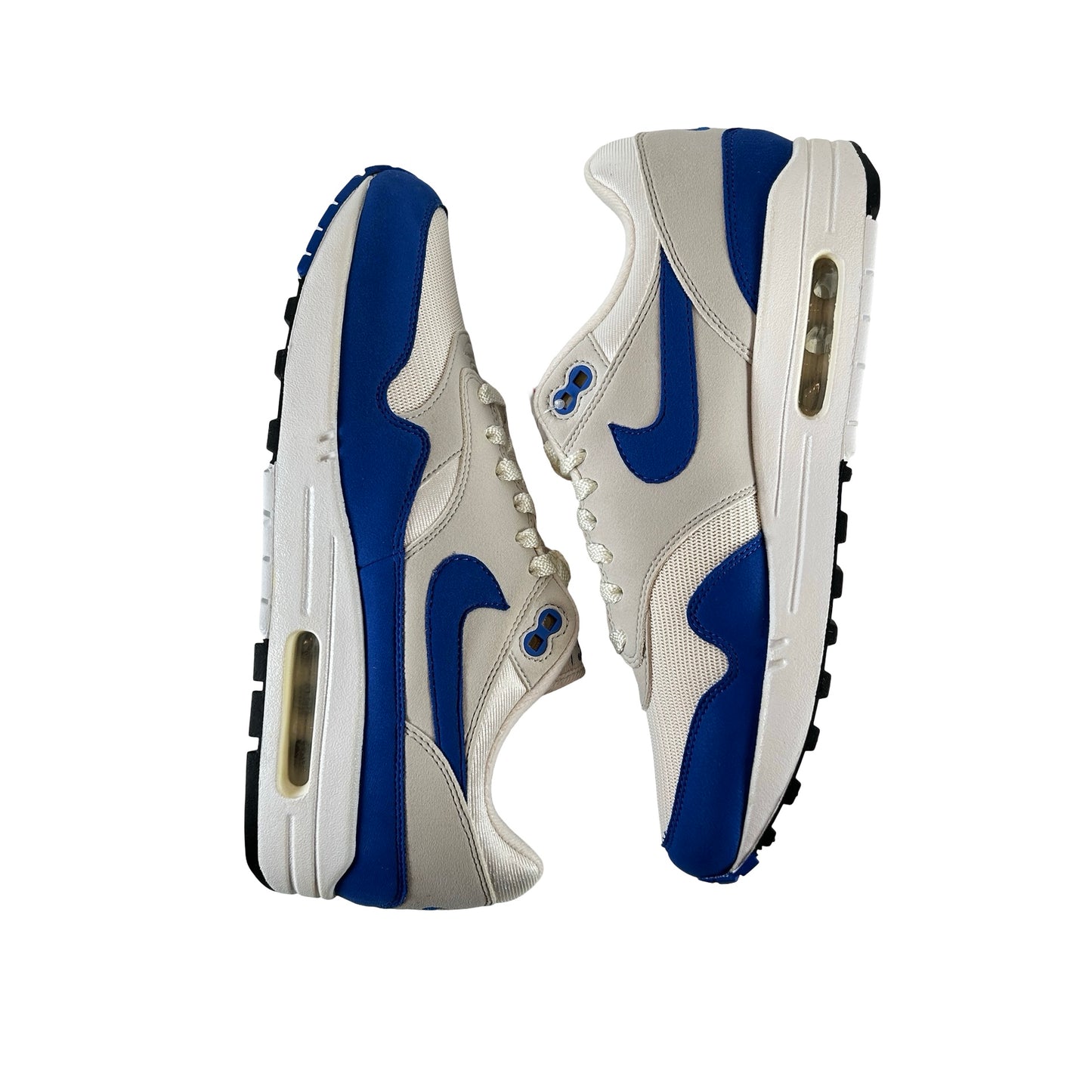 908375 102 Nike Air Max 1 Anniversary Royal (2017 Restock) [CONDITIONAL] - 9 M (Yellowing)