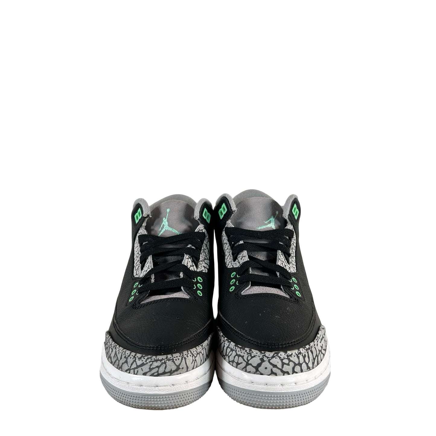 DM0967 031 Jordan 3 Retro Green Glow (GS) [USED] - 6.5 Y (Used)
