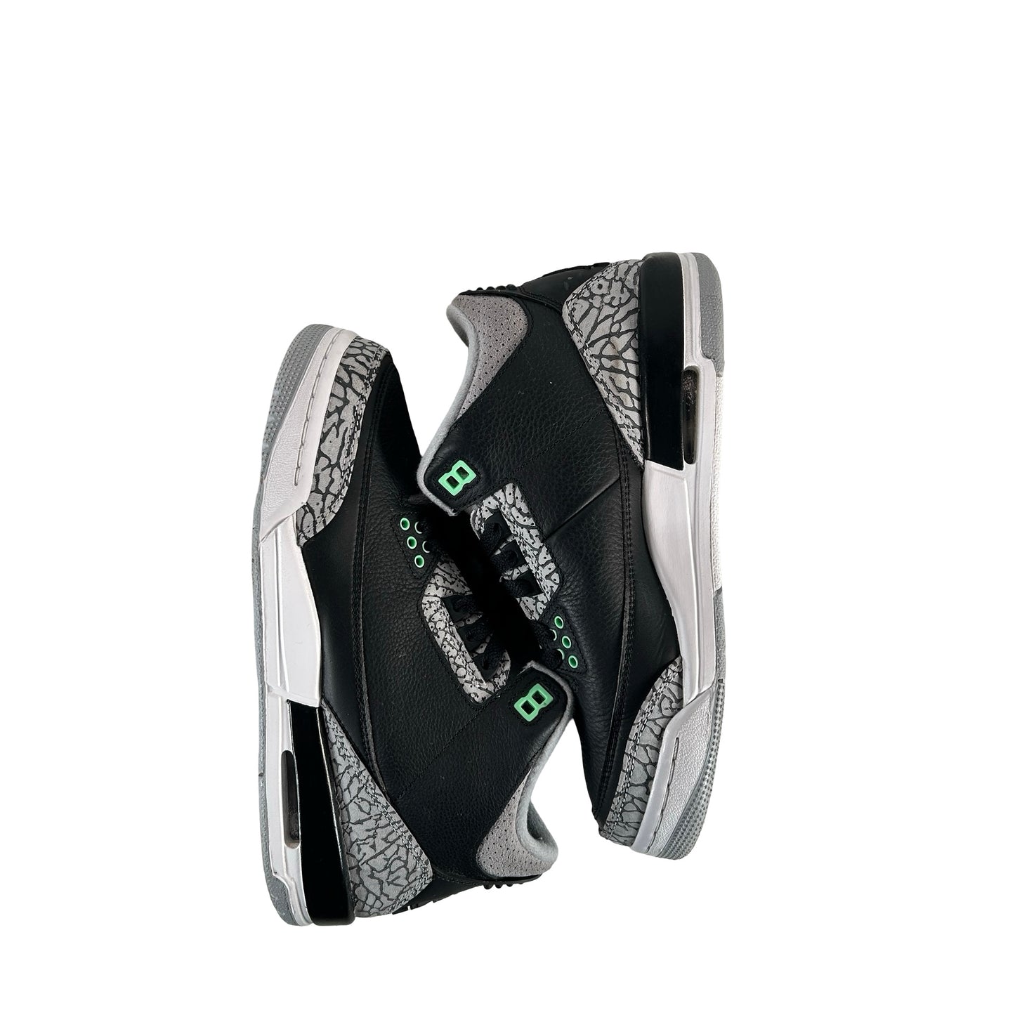 DM0967 031 Jordan 3 Retro Green Glow (GS) [USED] - 6.5 Y (Used)